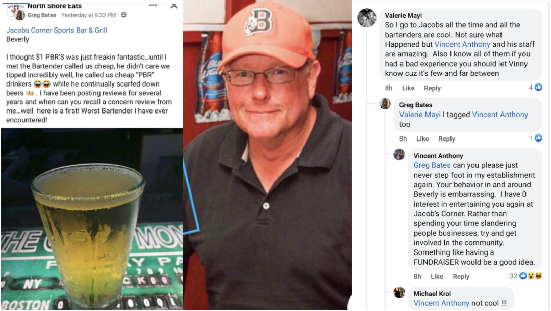 Greg Bates Tried Turning North Shore Eats Mob On Bartender For Cutting Him Off On Dollar Draft Night, Gets Called Out And Banned By Owner - TB Daily News