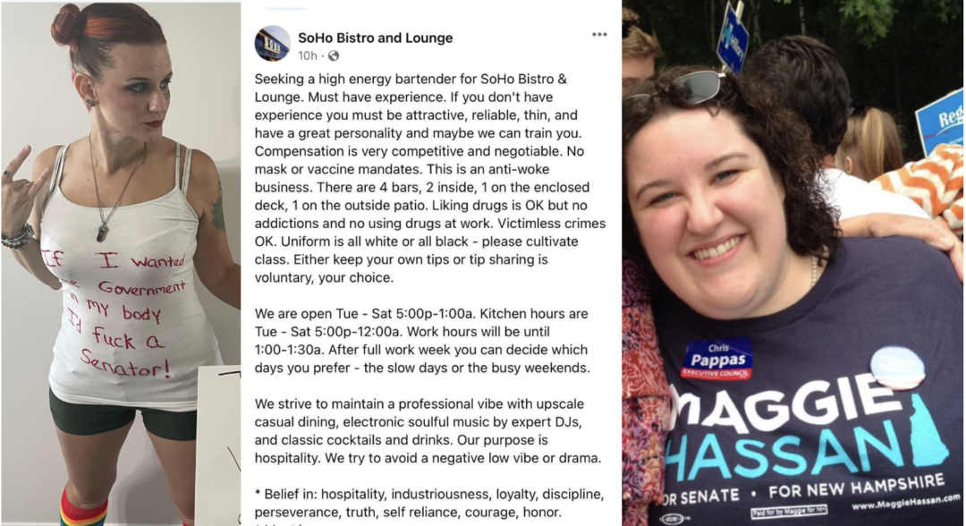 Feminists Livid About Manchester Bar Job Posting Asking For Hot, Unvaccinated, Anti-Woke Bartenders Who Like Doing Drugs But Aren't Addicts - TB Daily News