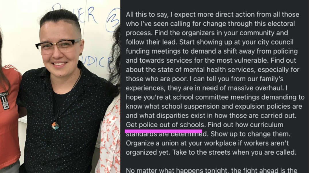 Nonbinary Communist Speaker At Mass School Resource Officers Convention Deletes Facebook Post Calling For Removal Of Police In Schools - TB Daily News