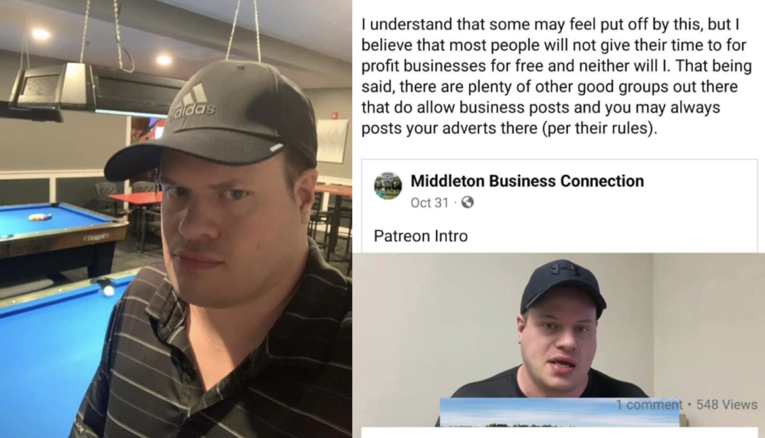 Middleton Facebook Group Admin Lashes Out At Businesses Who Won't Give Him Money To Post On His Page, Denies Accusation Of Cat Sex, Defends Kiddie Porn Dad - TB Daily News