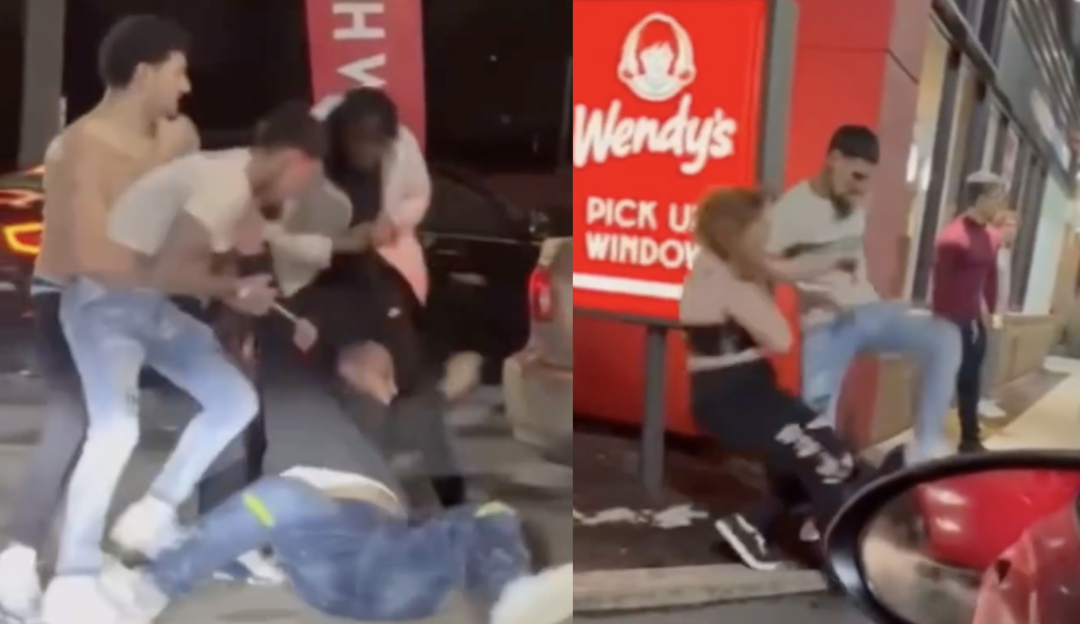 Things Got Brisk In Providence Wendy's Parking Lot As Brawl Caught On Tape Leaves One Man Lying Motionless In Jordans  - TB Daily News