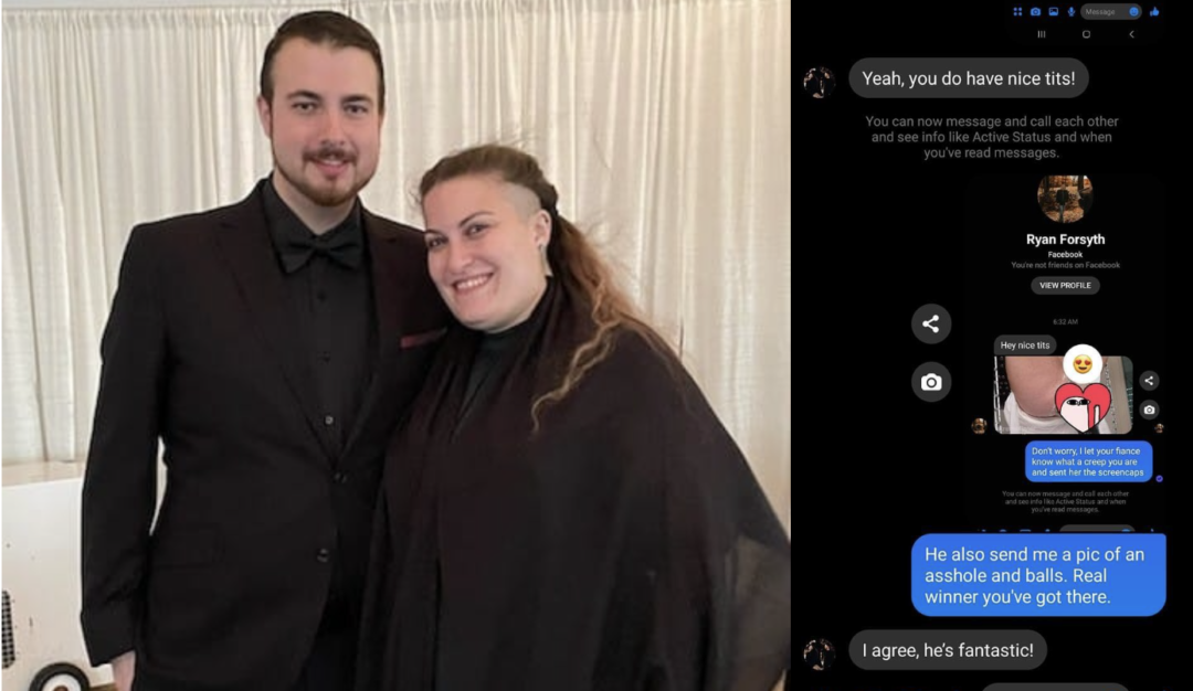 Woman With Mullet Condones Fiance Sending Unsolicited Sexual Images Of Himself To Strange Women On Facebook - TB Daily News