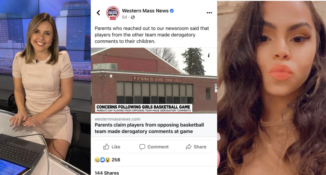 Western Mass News Reporter Prints Lies From Springfield Parent Accusing 10 Year Old West Springfield Girls Basketball Team Of Using Racial Slurs And Violence - TB Daily News