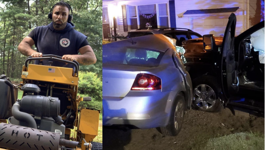 Worcester Landscaping Company Owner With Dozens Of Charges And Open Warrant Crashes Company While Drunk, Flees Scene, Leaves Behind Liquor ID - TB Daily News