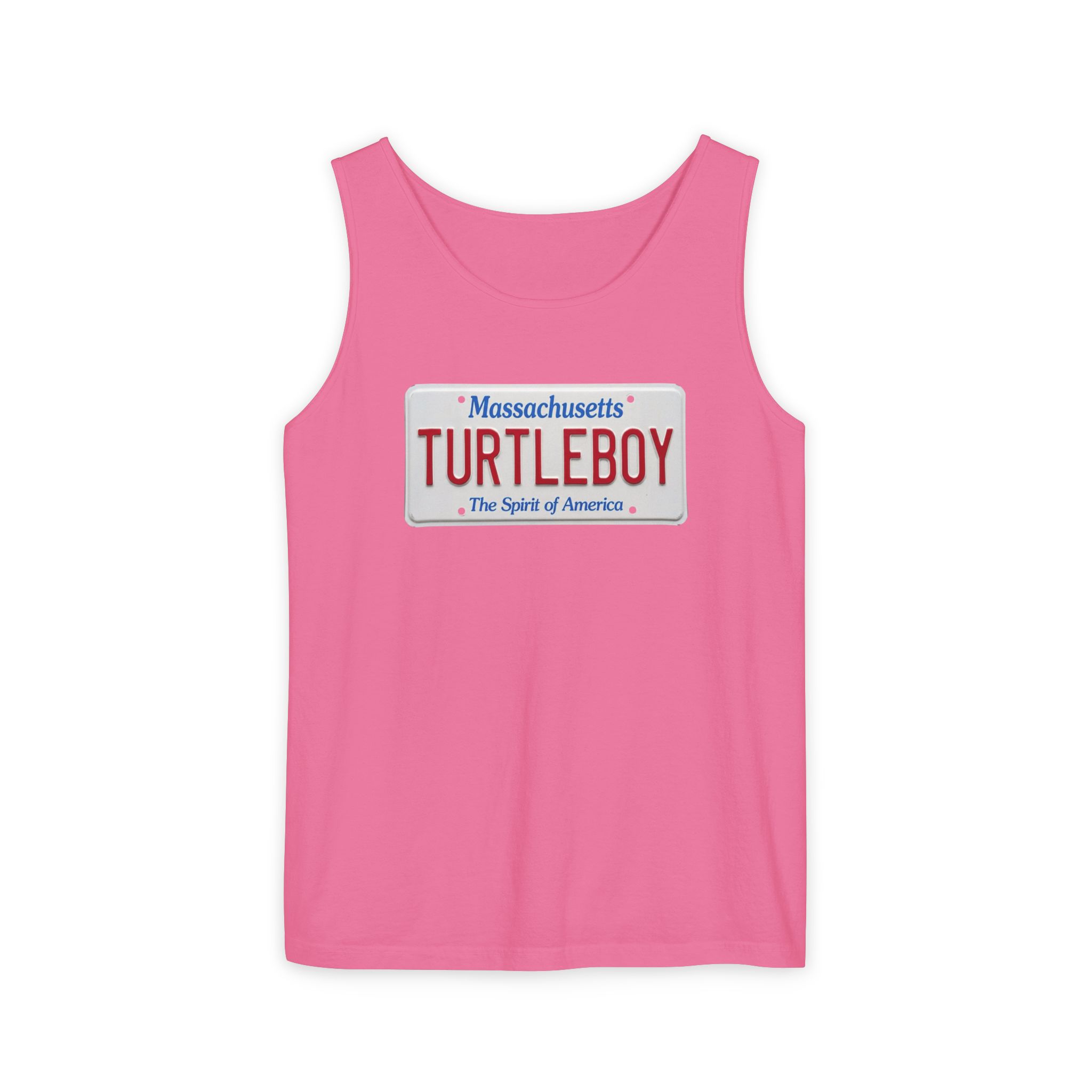 Turtleboy License Plate - Unisex Jersey Tank - Image 66