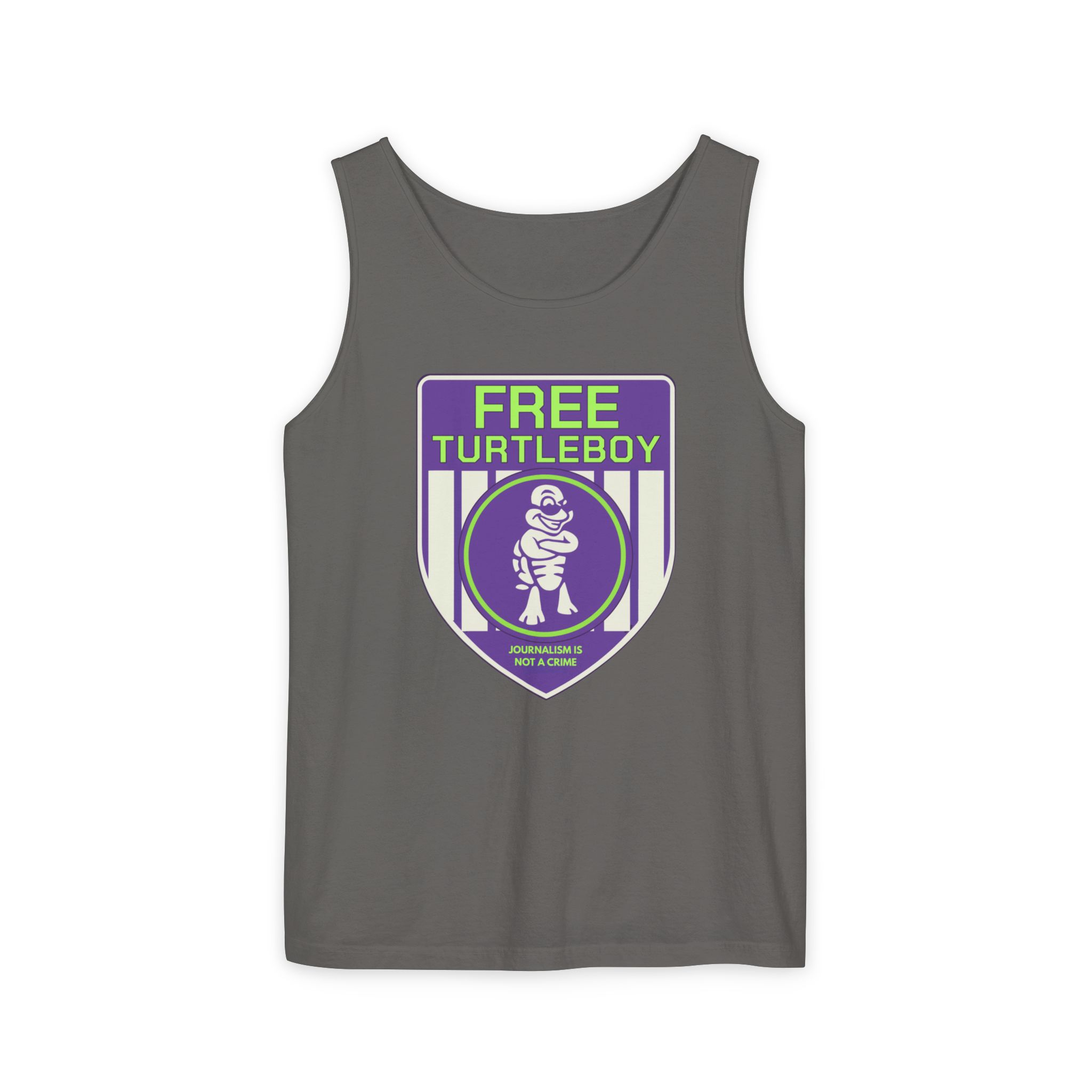 Free Turtleboy Sheild - Unisex Jersey Tank - Image 41