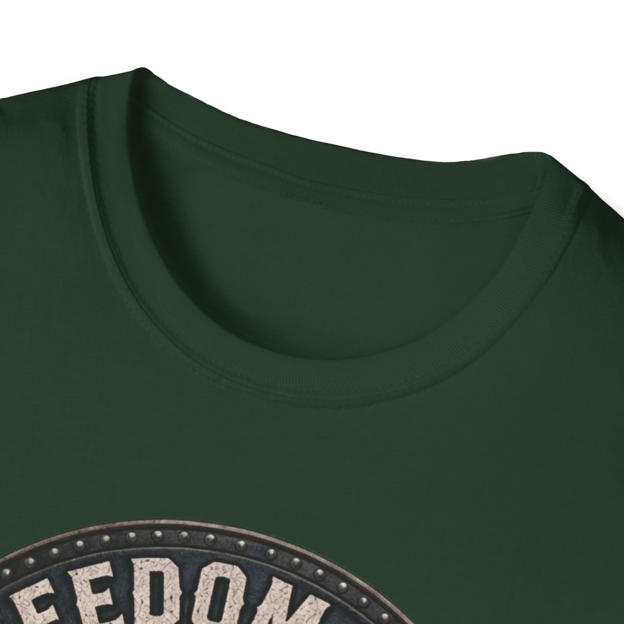 Freedom Ride for Turtleboy (Riders Wearing Gray) - Unisex Softstyle T-Shirt - Image 64