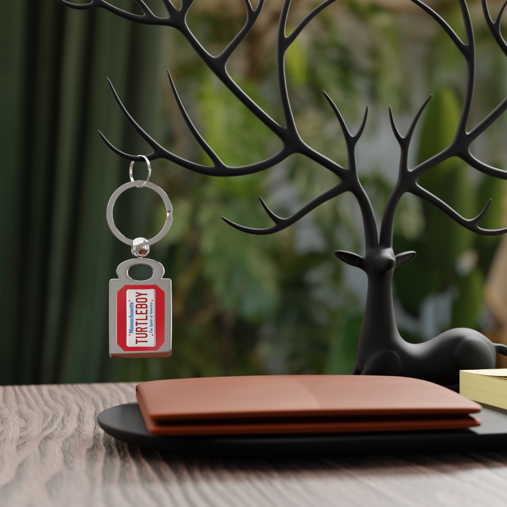 Turtleboy License Plate - Rectangle Keyring - Image 3