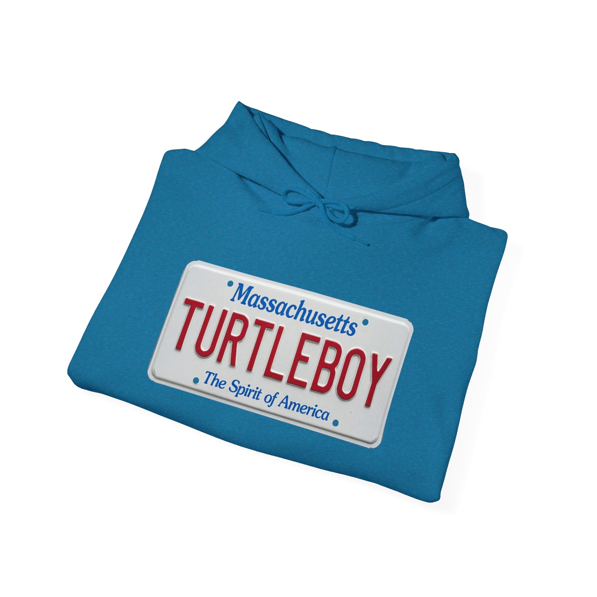 Turtleboy License Plate - Unisex Heavy Blend Hoodie - Image 4