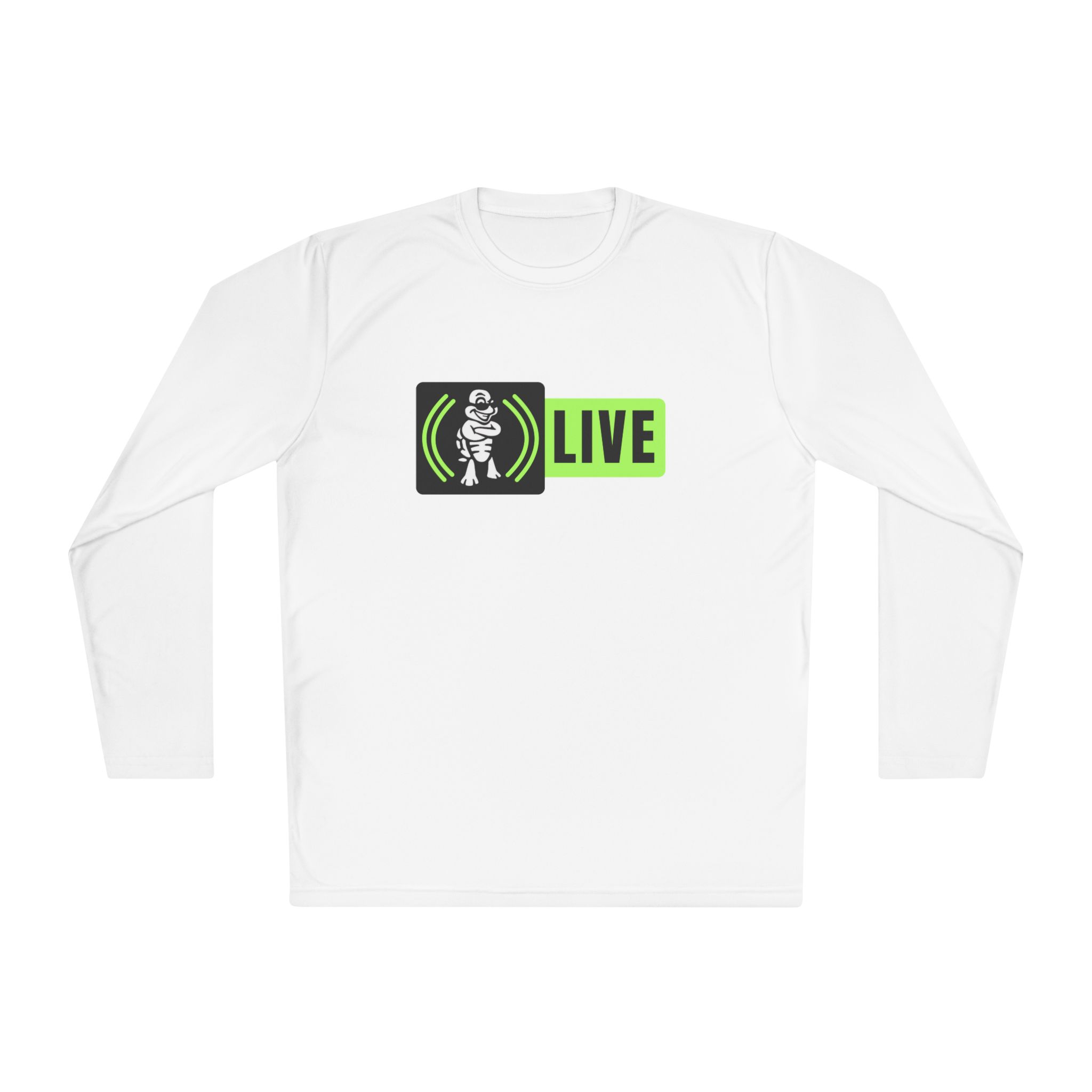 Turtleboy Live V26 Green - Unisex Lightweight Long Sleeve Sports Tee - Image 5