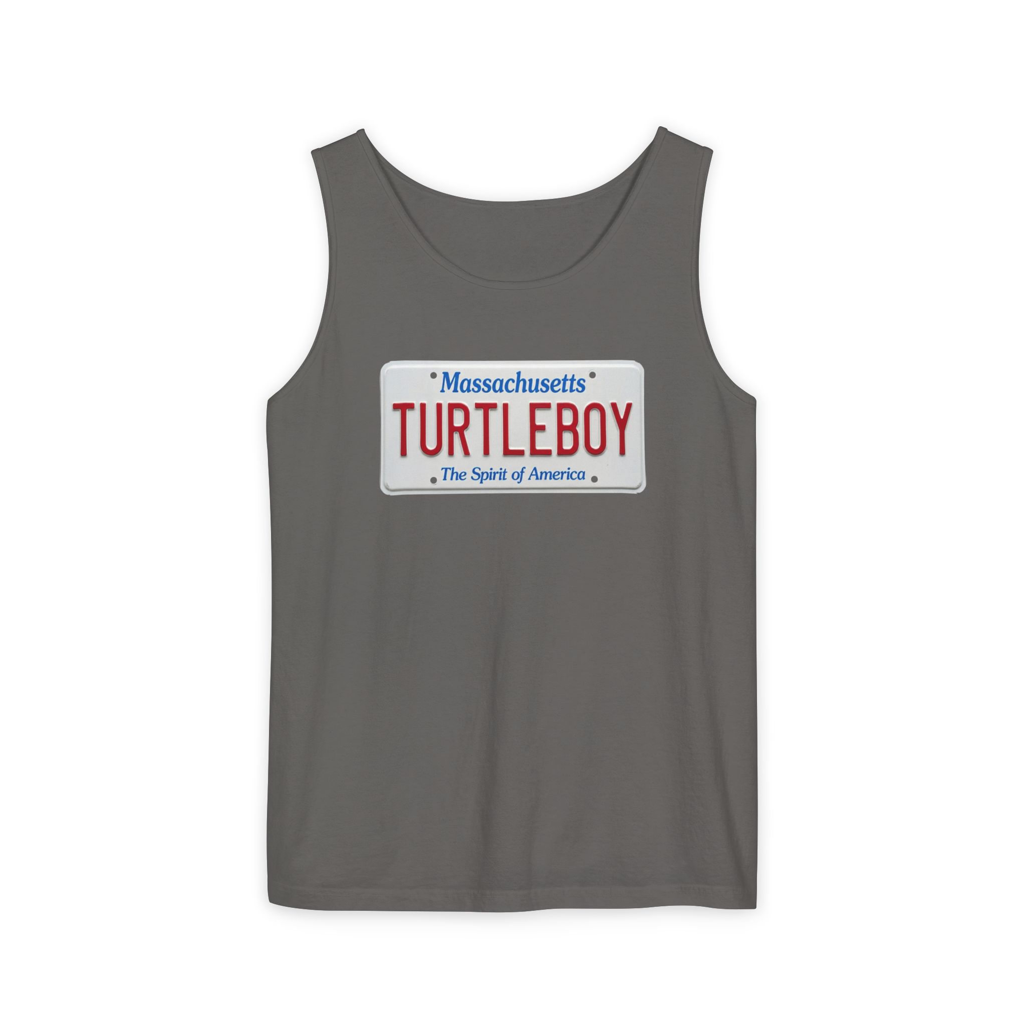Turtleboy License Plate - Unisex Jersey Tank - Image 21