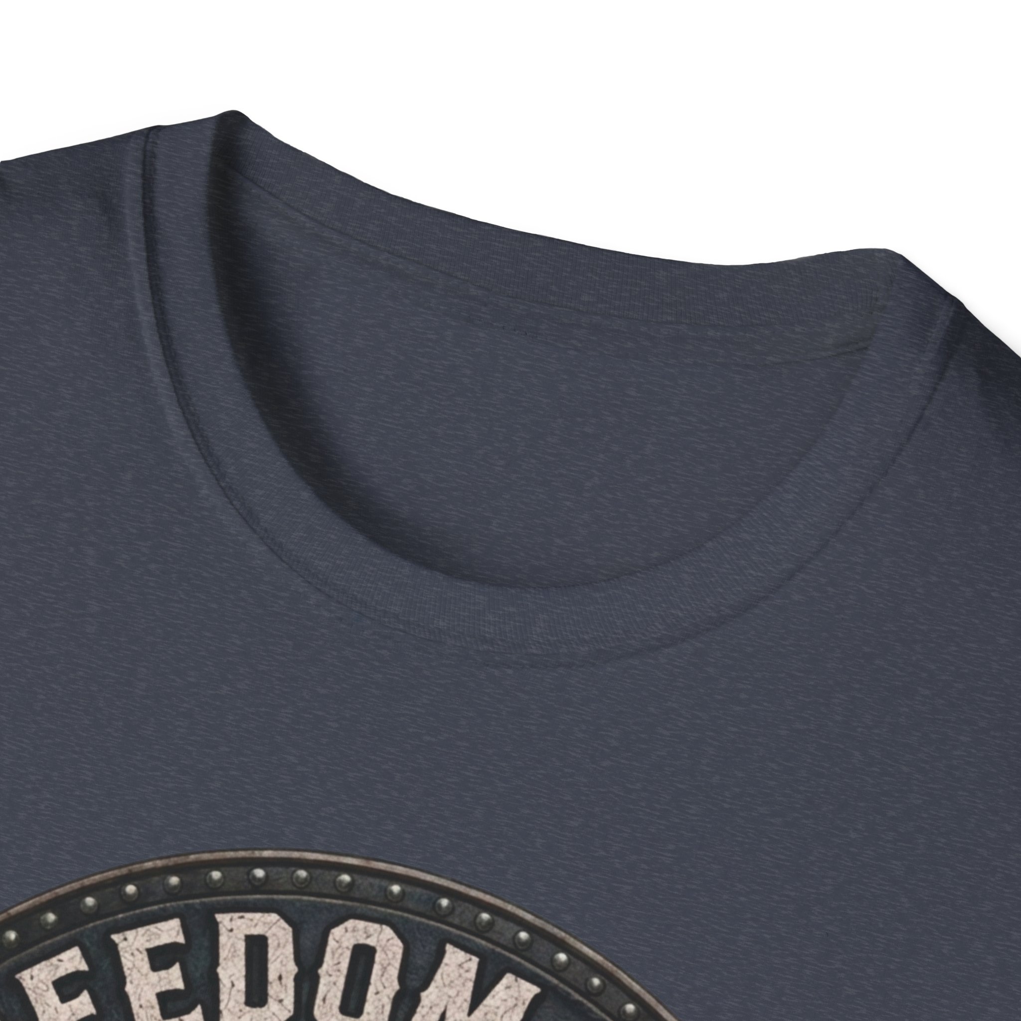 Freedom Ride for Turtleboy (Riders Wearing Gray) - Unisex Softstyle T-Shirt - Image 28