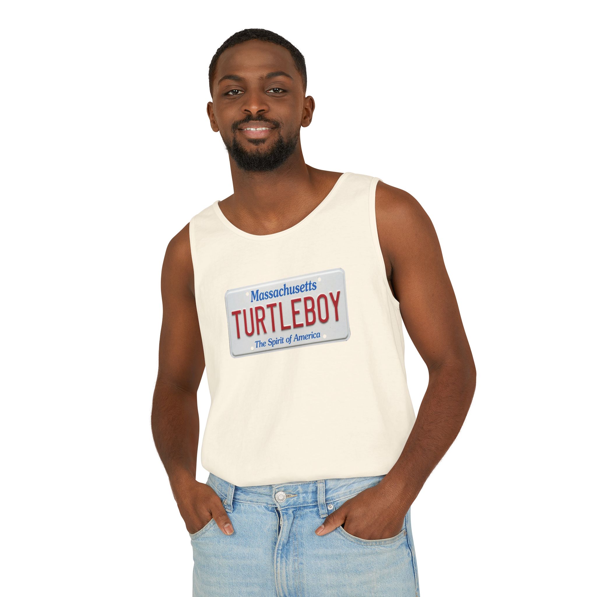 Turtleboy License Plate - Unisex Jersey Tank - Image 20