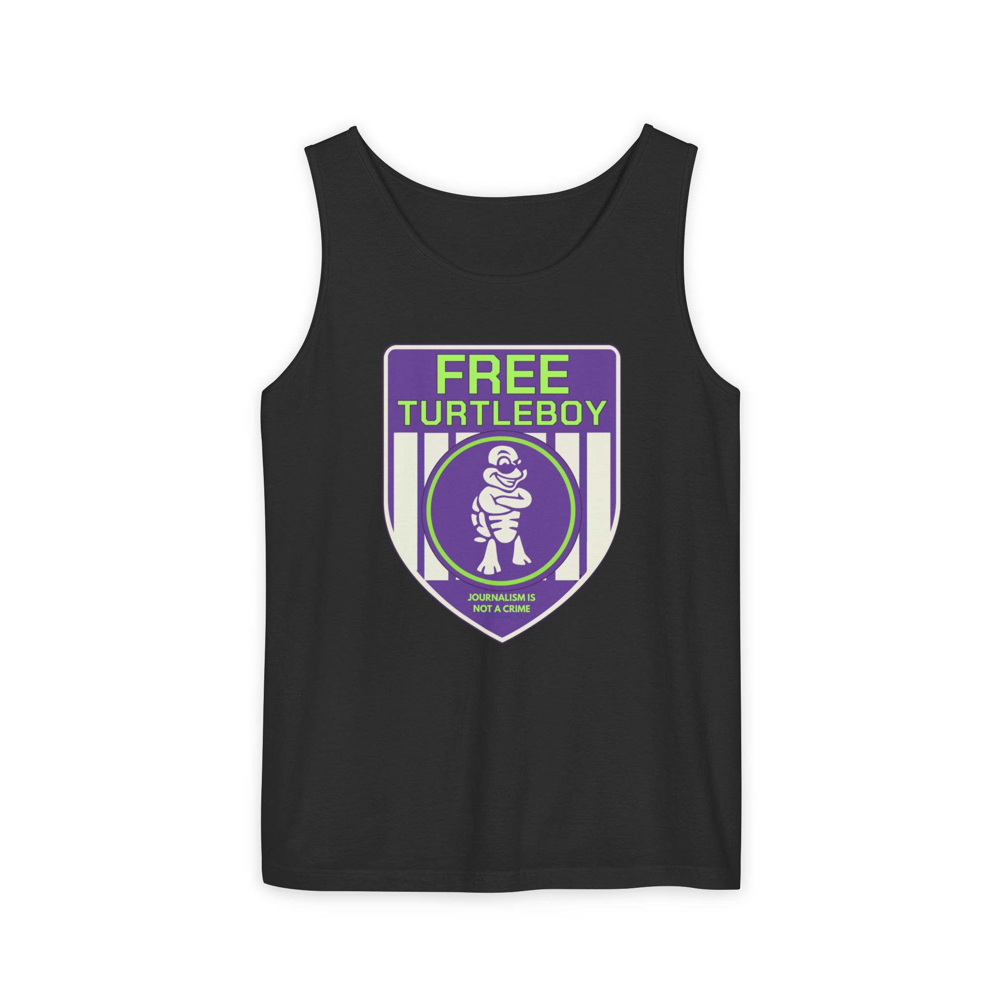 Free Turtleboy Sheild - Unisex Jersey Tank - Image 66