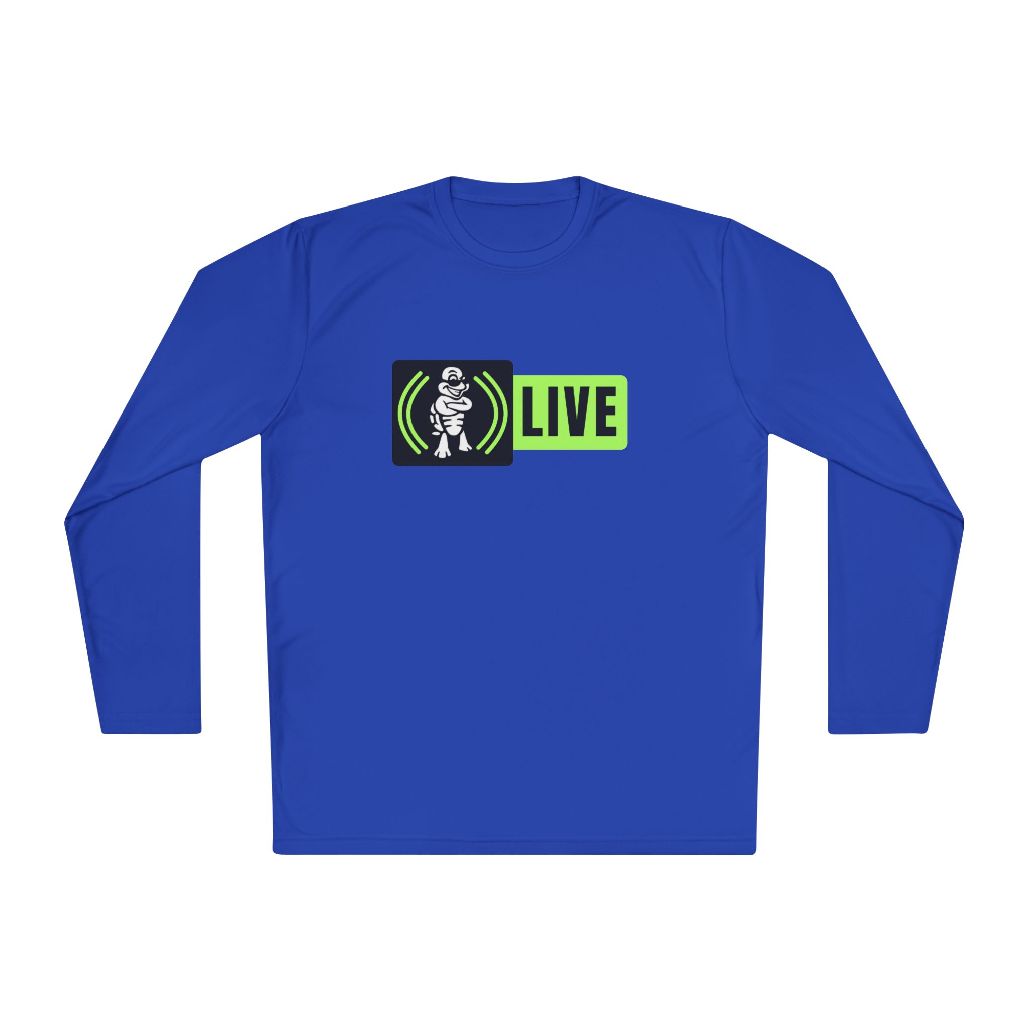 Turtleboy Live V26 Green - Unisex Lightweight Long Sleeve Sports Tee - Image 21