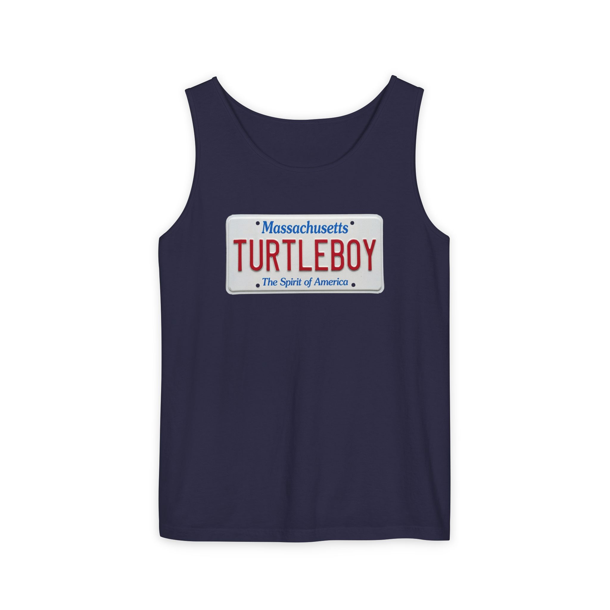 Turtleboy License Plate - Unisex Jersey Tank - Image 51