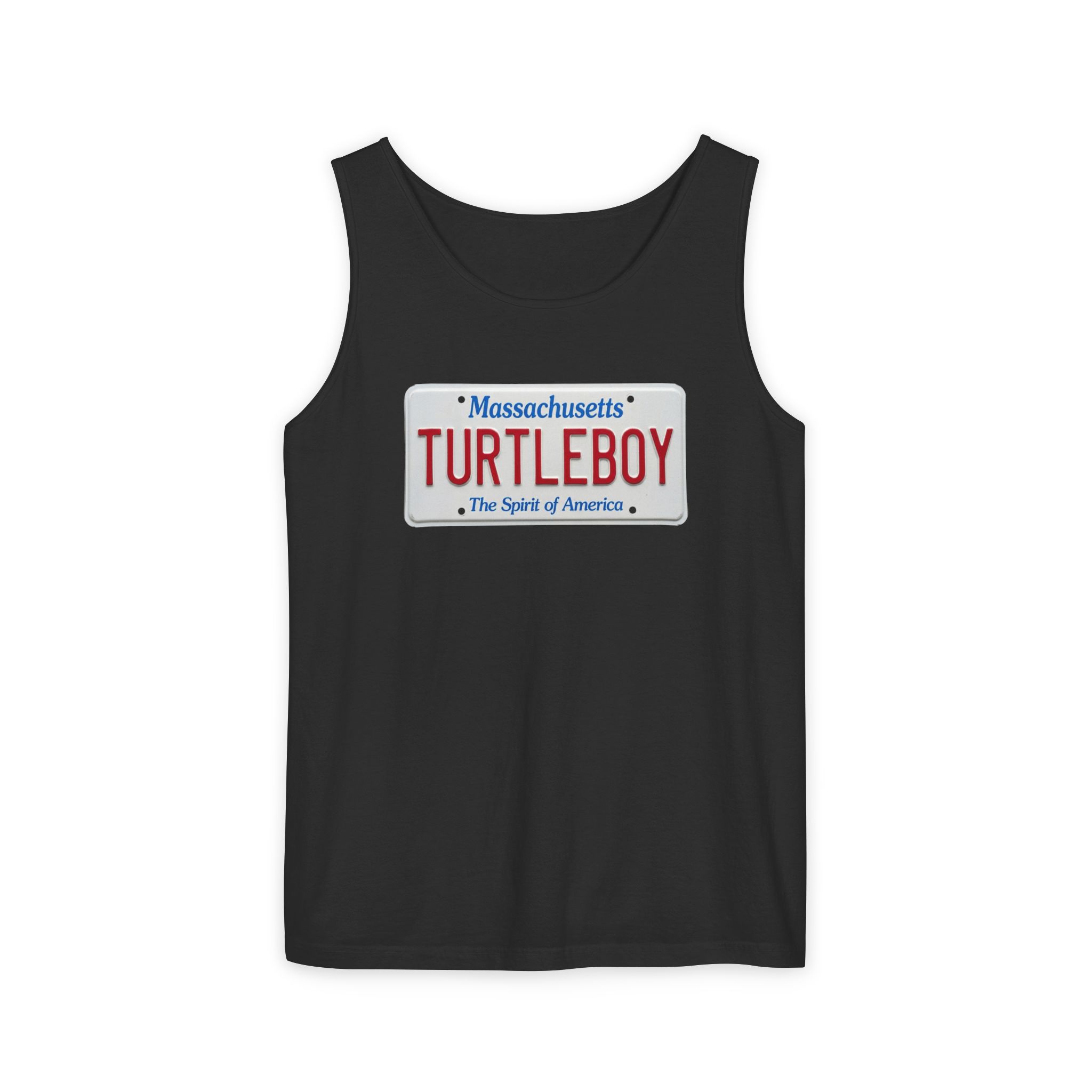 Turtleboy License Plate - Unisex Jersey Tank - Image 56