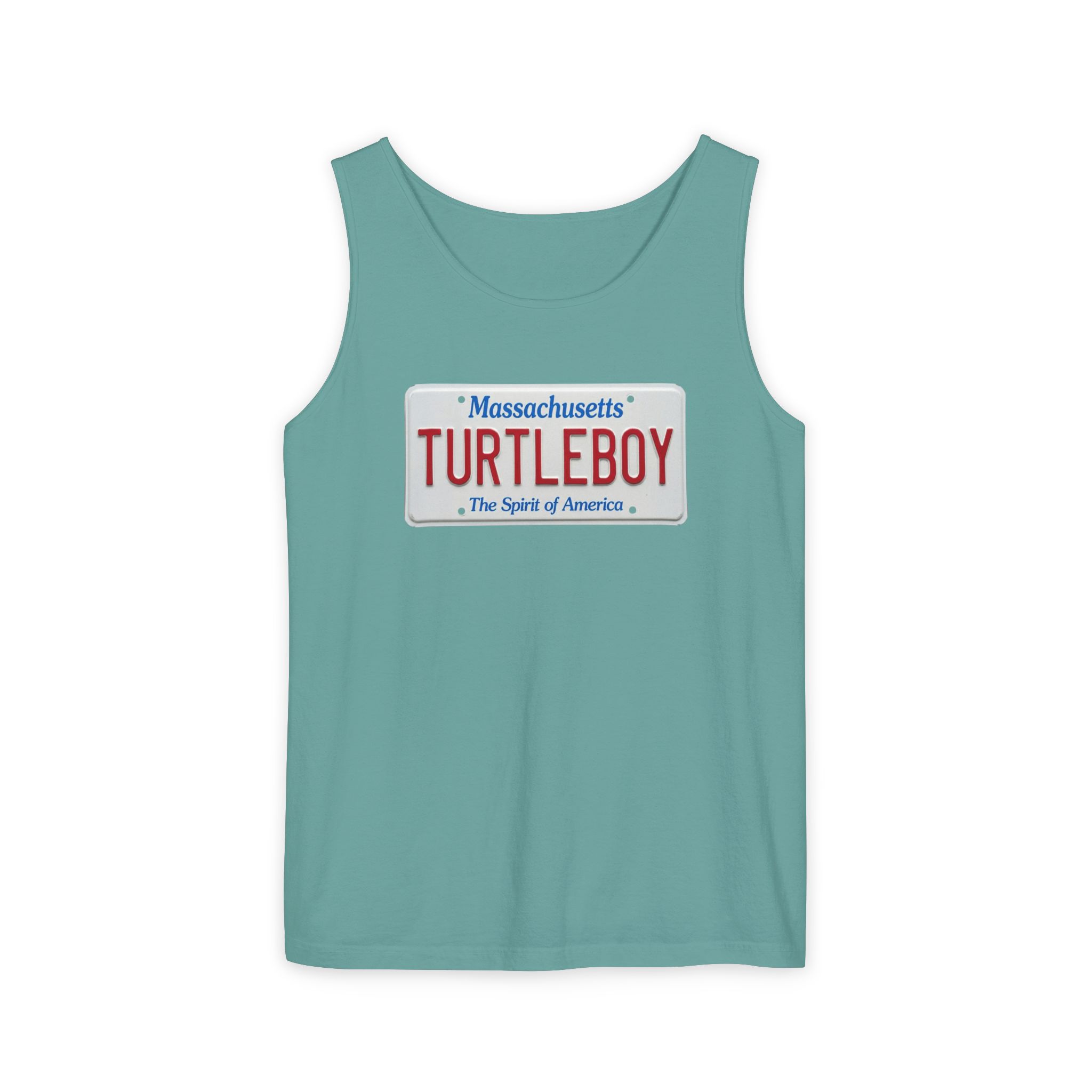 Turtleboy License Plate - Unisex Jersey Tank - Image 31