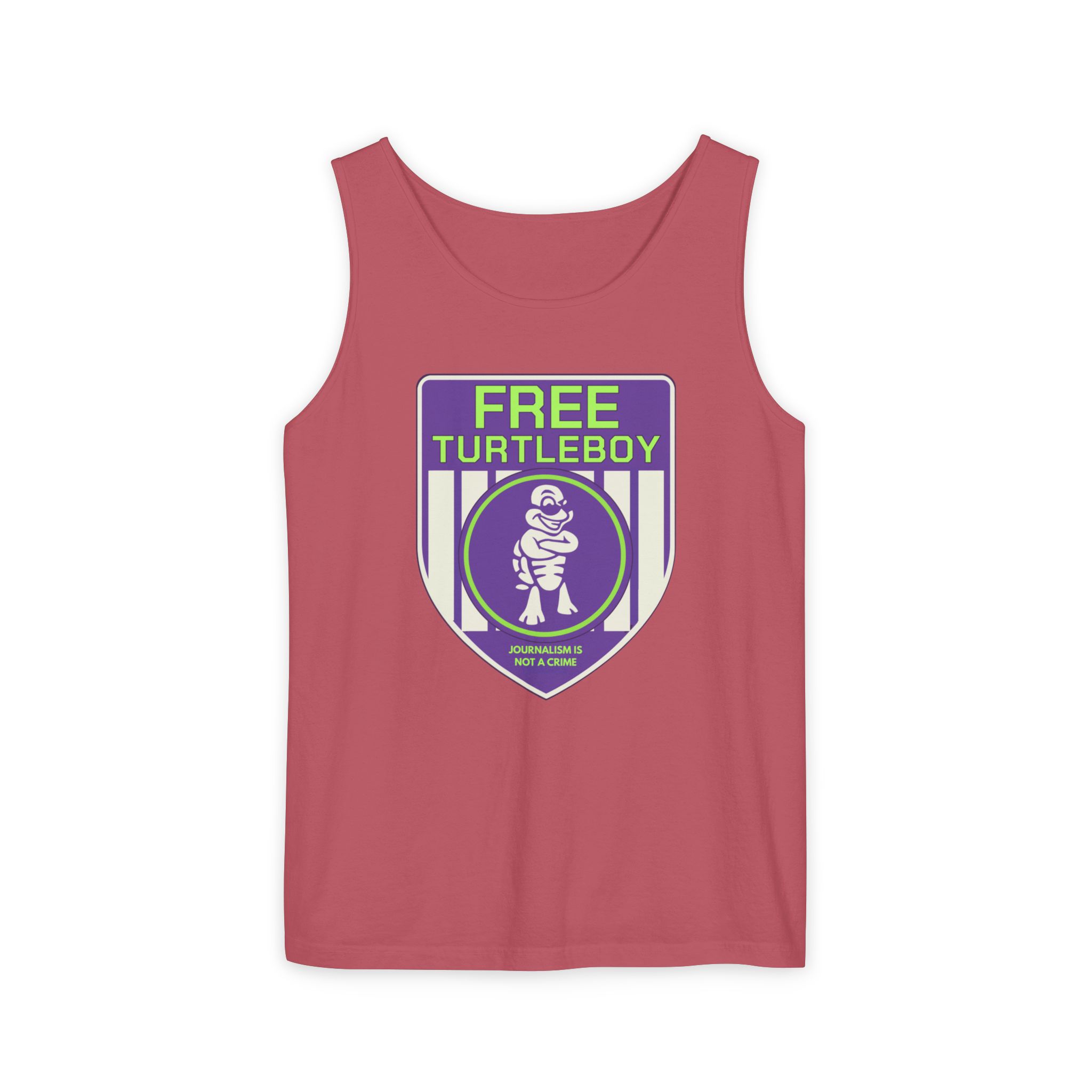 Free Turtleboy Sheild - Unisex Jersey Tank - Image 71