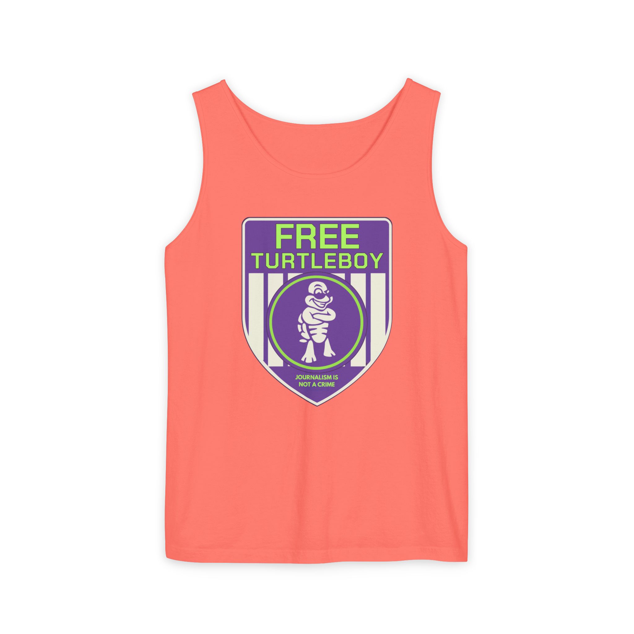 Free Turtleboy Sheild - Unisex Jersey Tank - Image 31