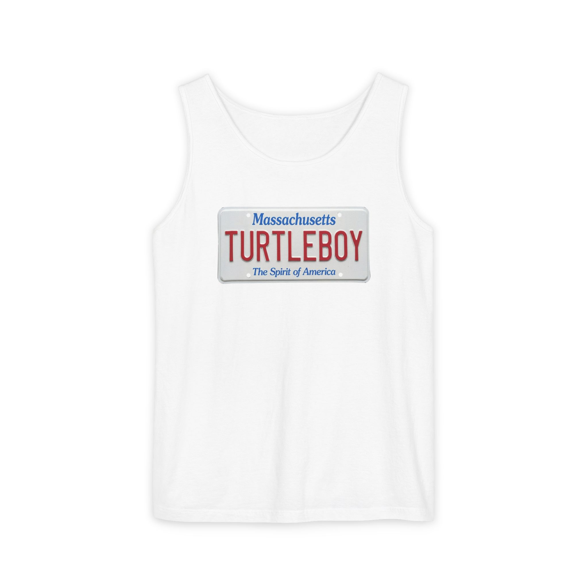 Turtleboy License Plate - Unisex Jersey Tank - Image 6