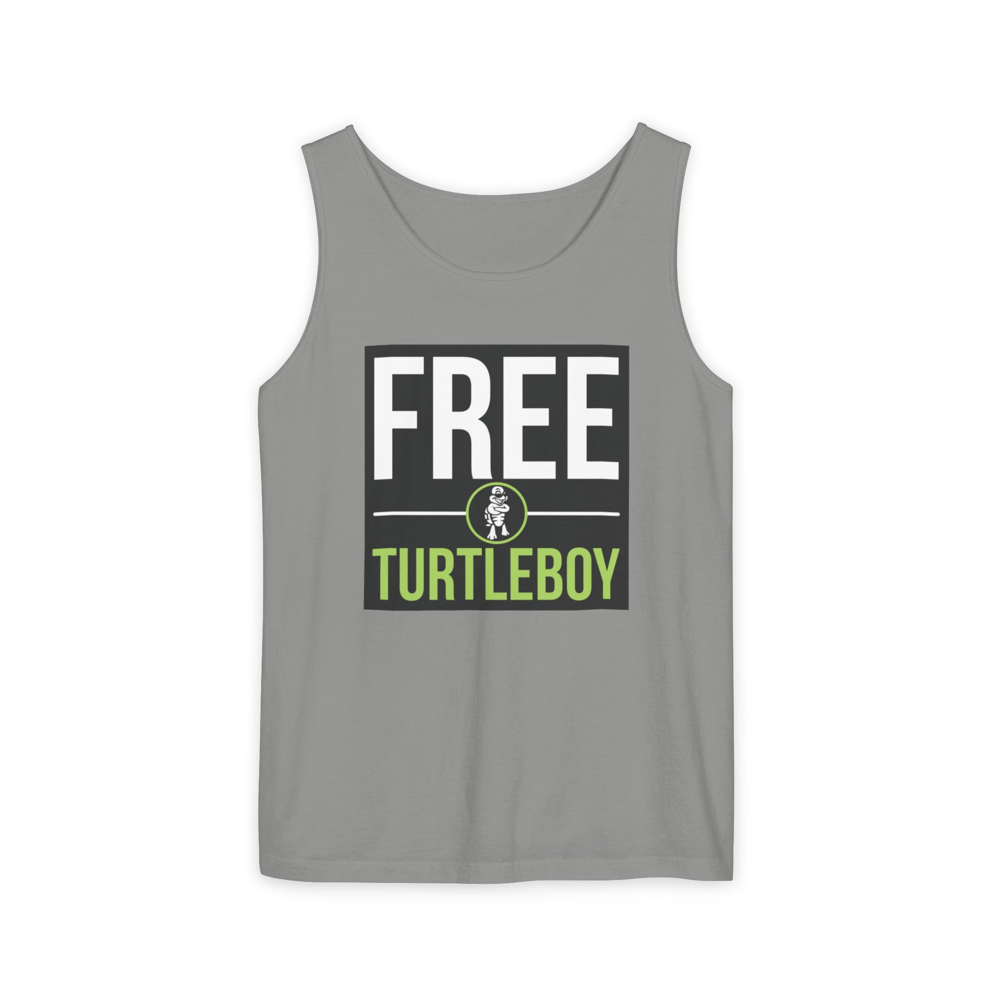 Free Turtleboy Text - Unisex Jersey Tank - Image 51