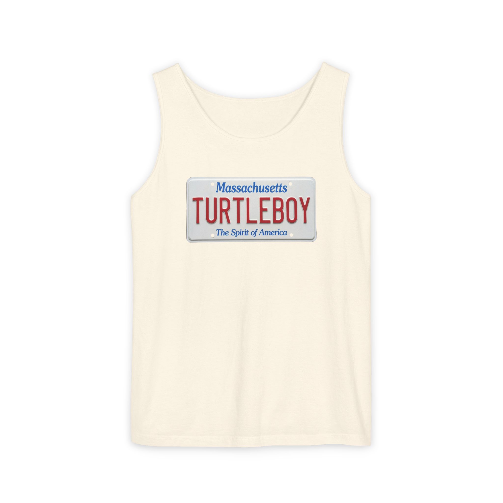 Turtleboy License Plate - Unisex Jersey Tank - Image 16