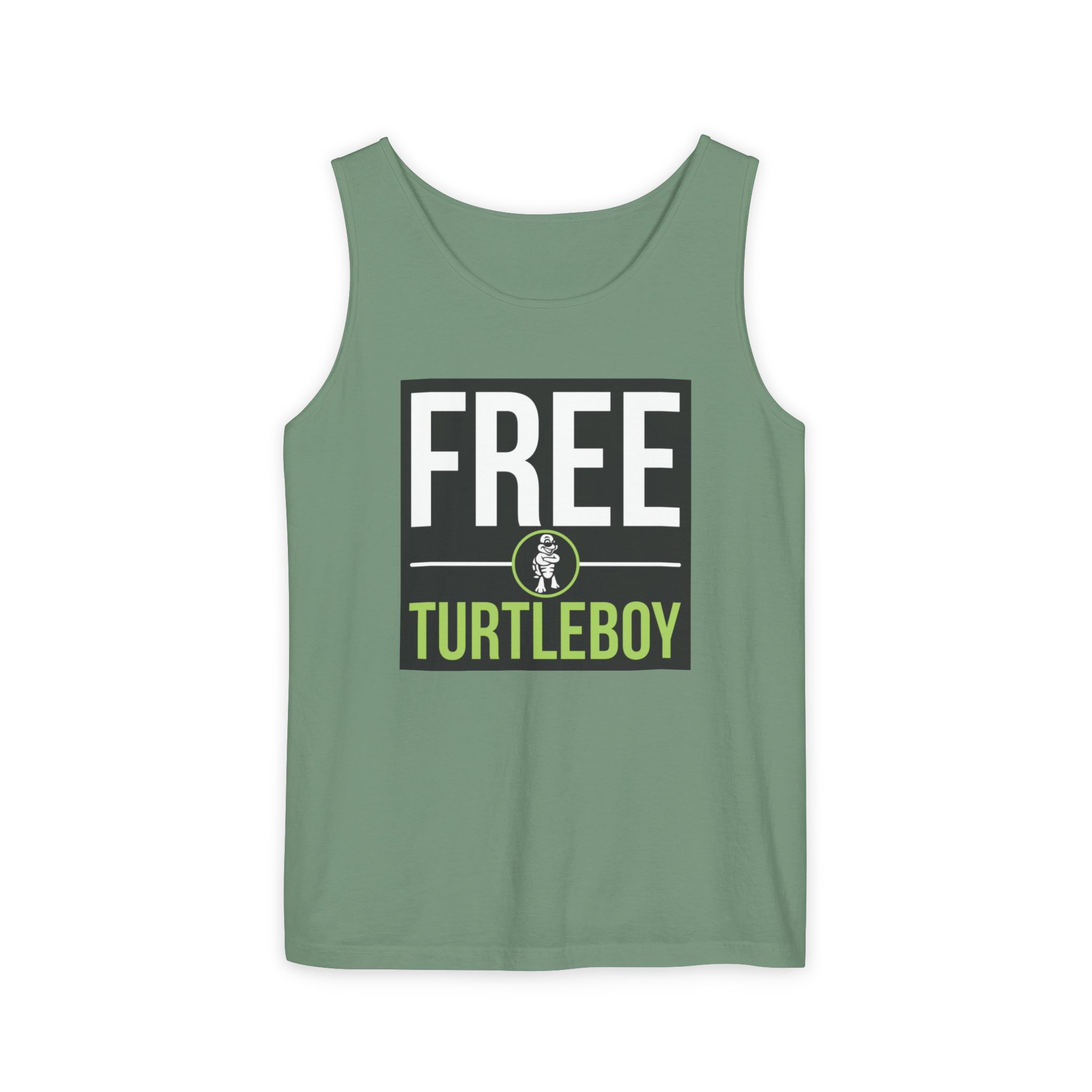 Free Turtleboy Text - Unisex Jersey Tank - Image 41
