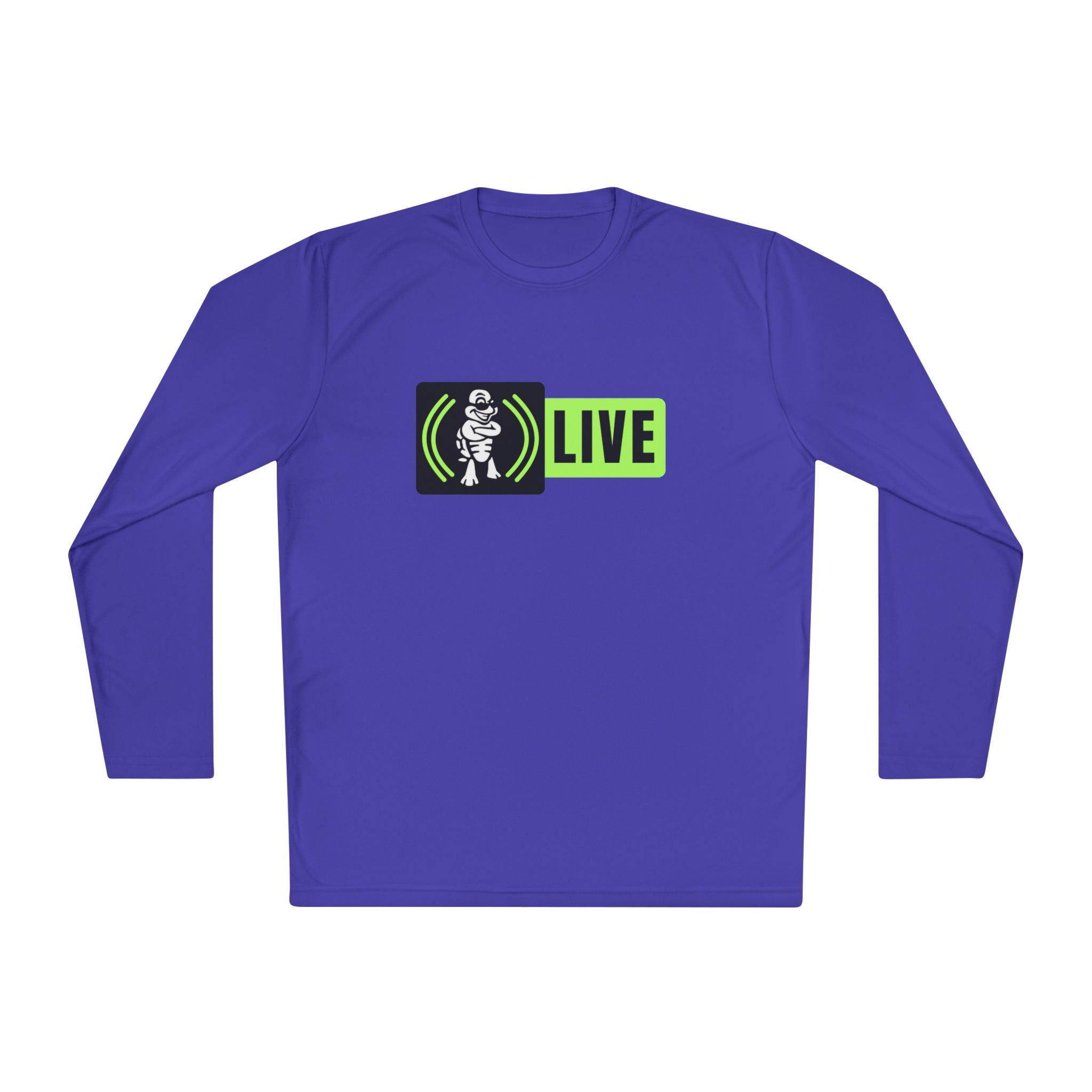 Turtleboy Live V26 Green - Unisex Lightweight Long Sleeve Sports Tee - Image 45