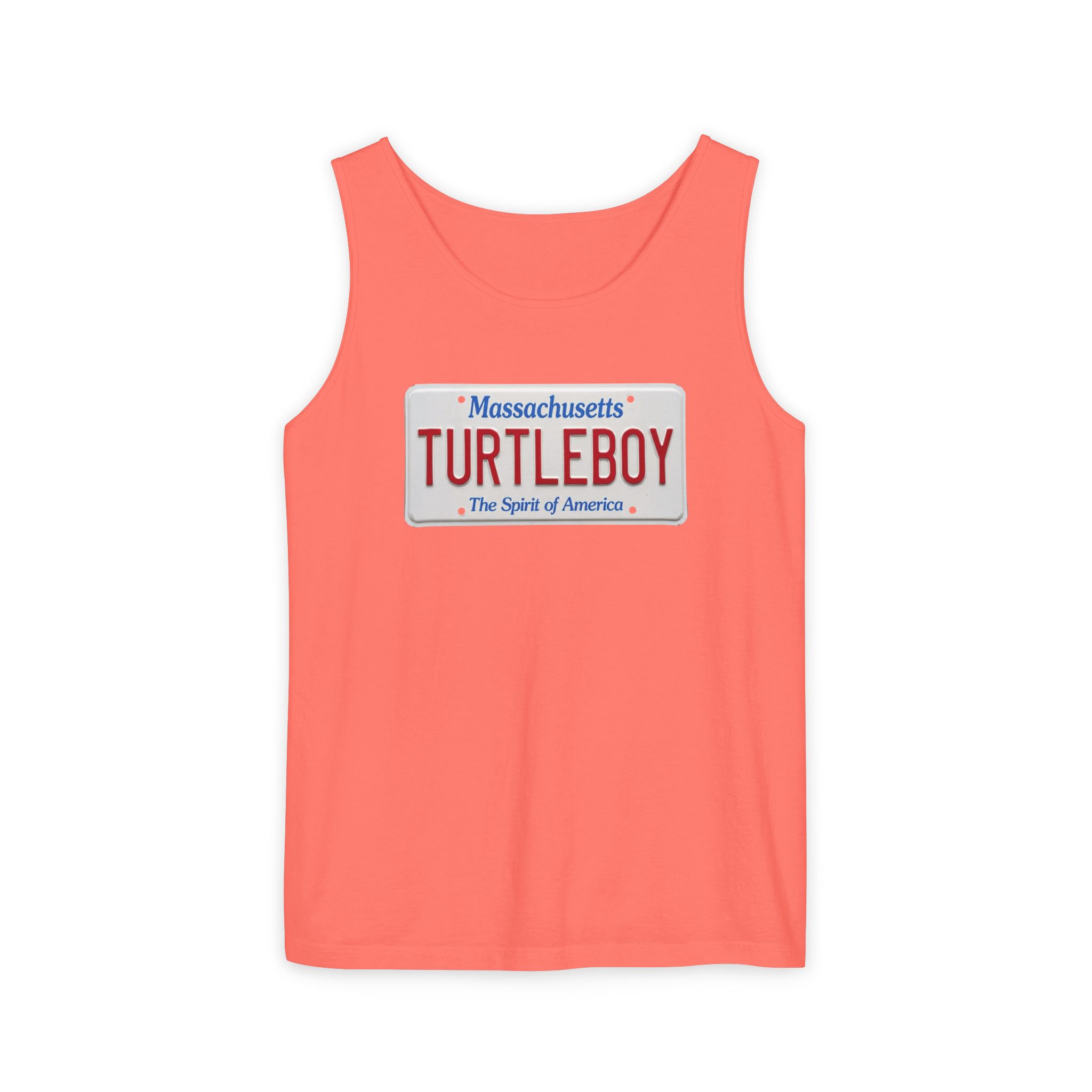 Turtleboy License Plate - Unisex Jersey Tank - Image 11