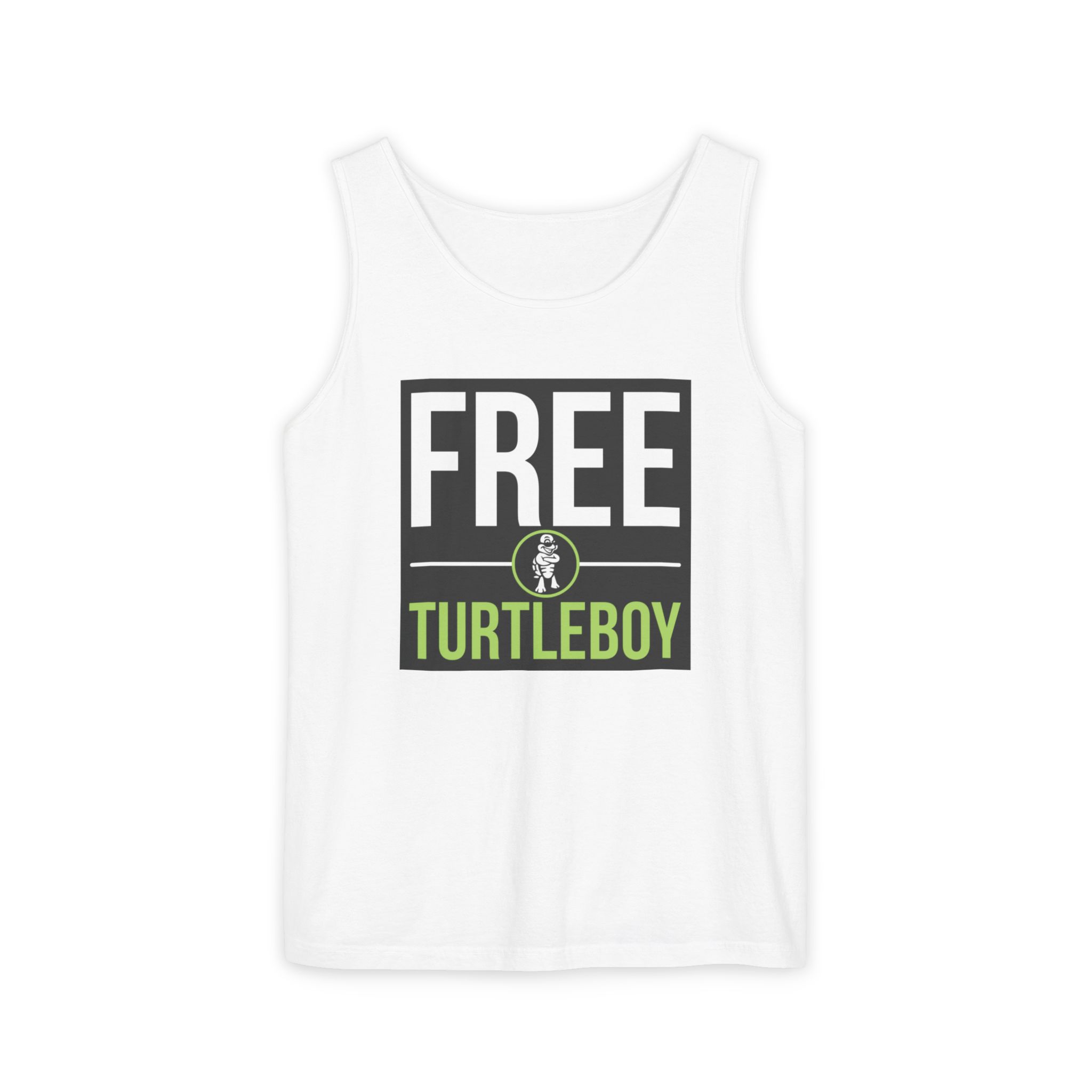 Free Turtleboy Text - Unisex Jersey Tank - Image 22