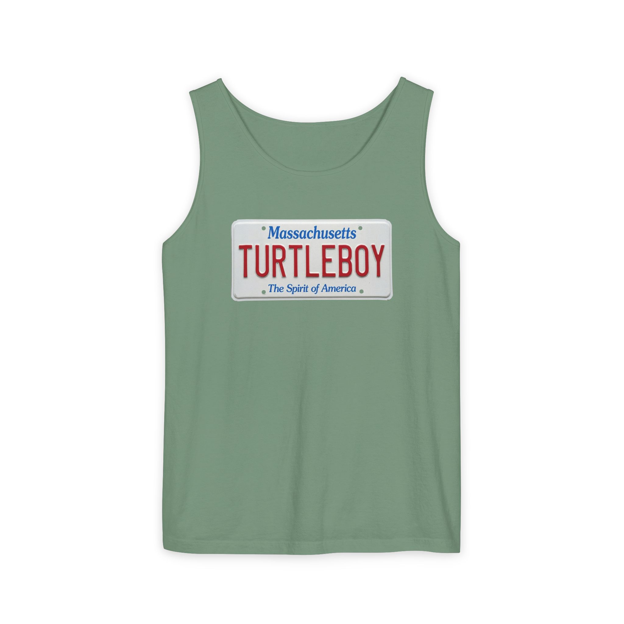 Turtleboy License Plate - Unisex Jersey Tank - Image 26