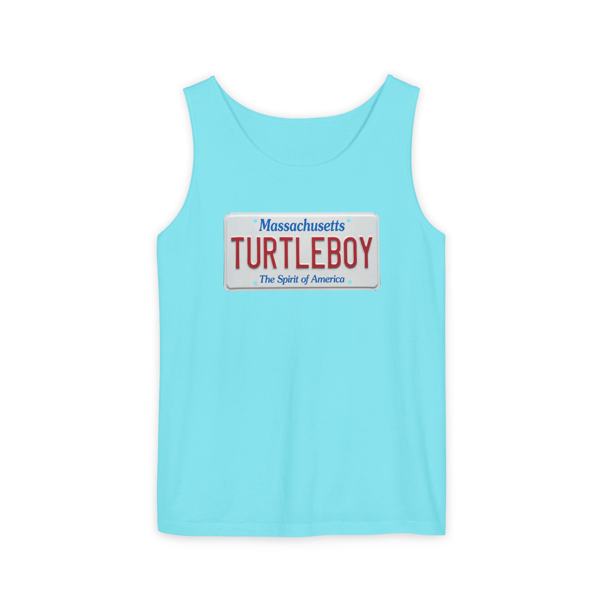 Turtleboy License Plate - Unisex Jersey Tank - Image 36