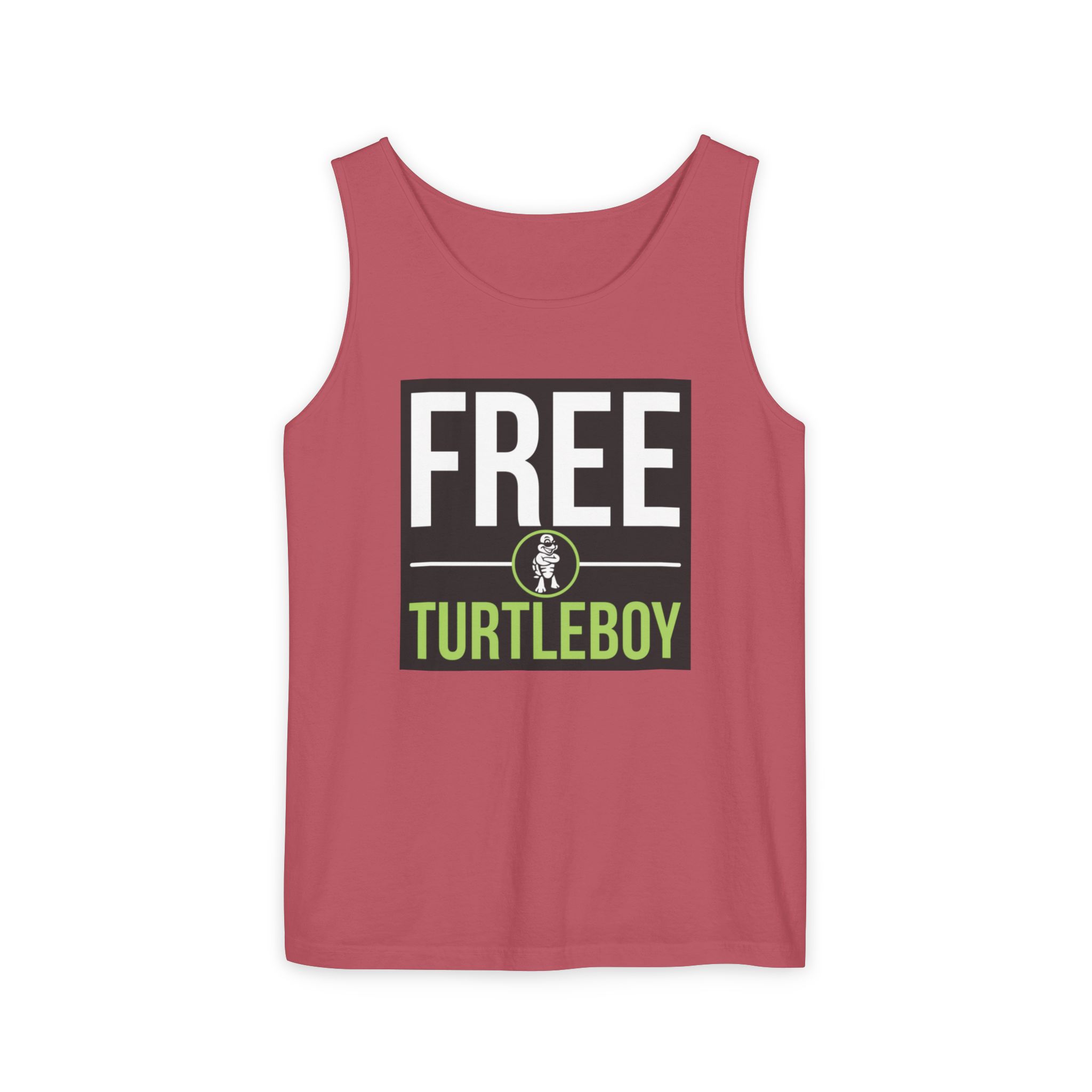 Free Turtleboy Text - Unisex Jersey Tank - Image 71