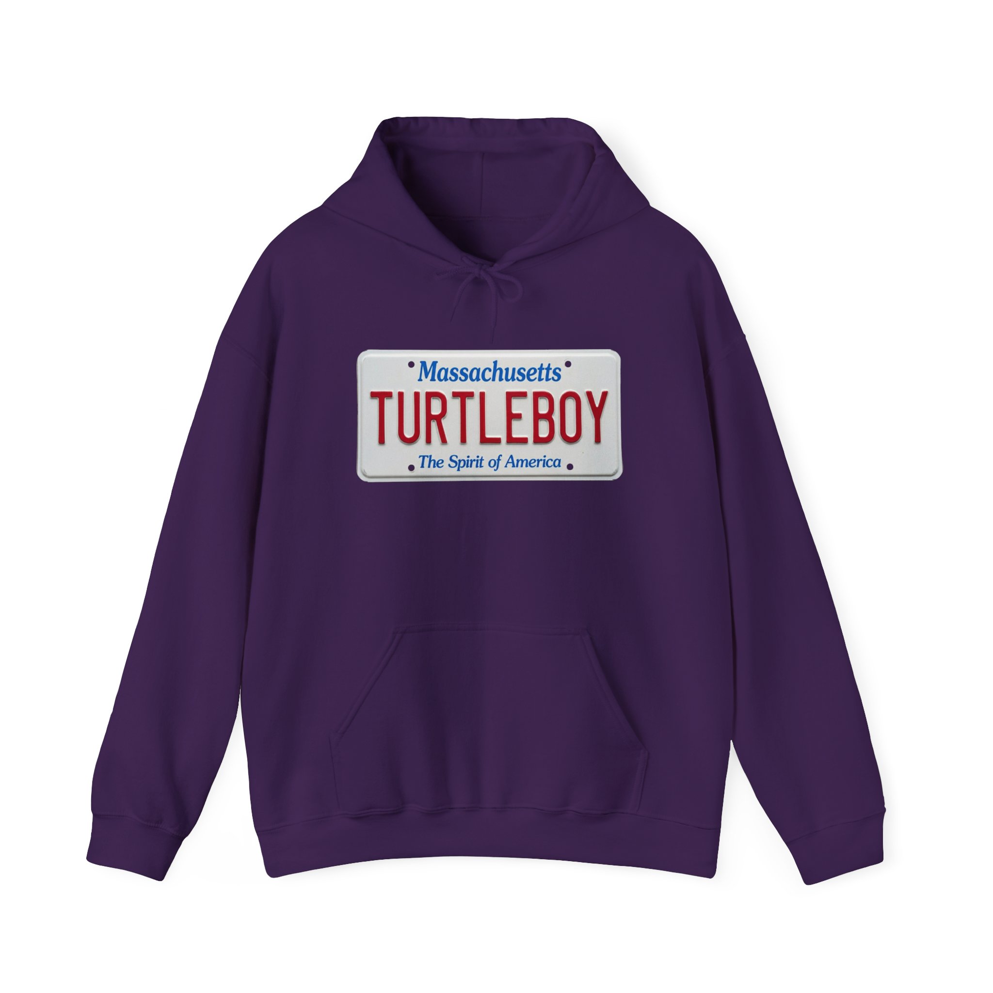 Turtleboy License Plate - Unisex Heavy Blend Hoodie - Image 13