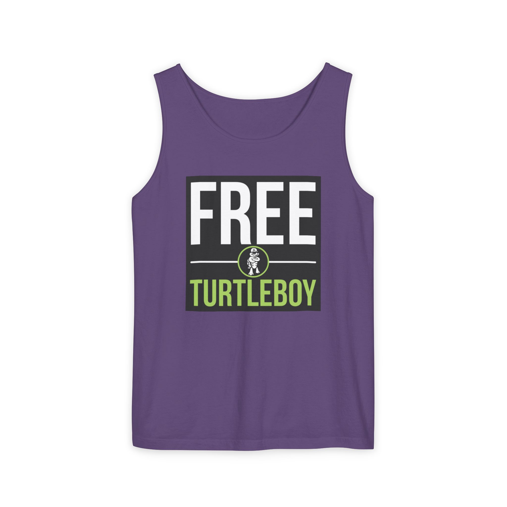 Free Turtleboy Text - Unisex Jersey Tank - Image 66