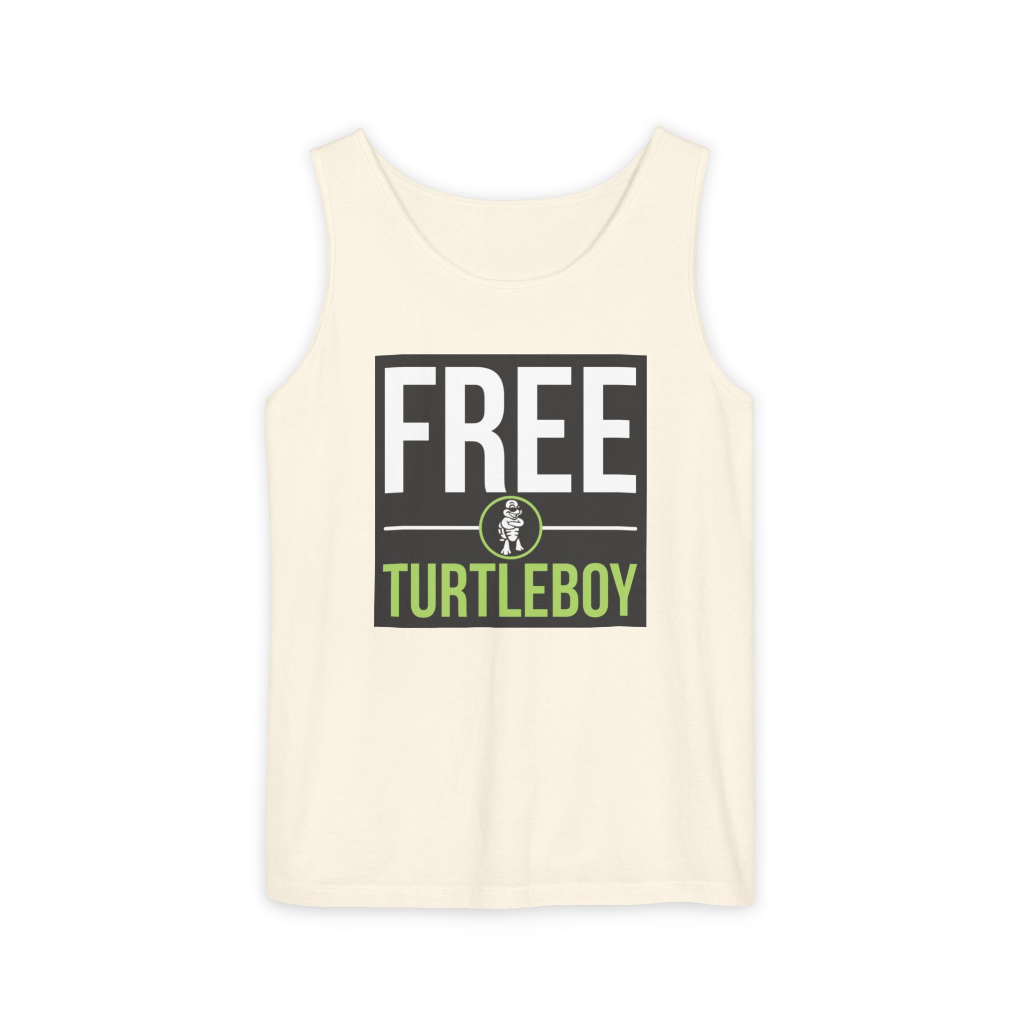 Free Turtleboy Text - Unisex Jersey Tank - Image 31