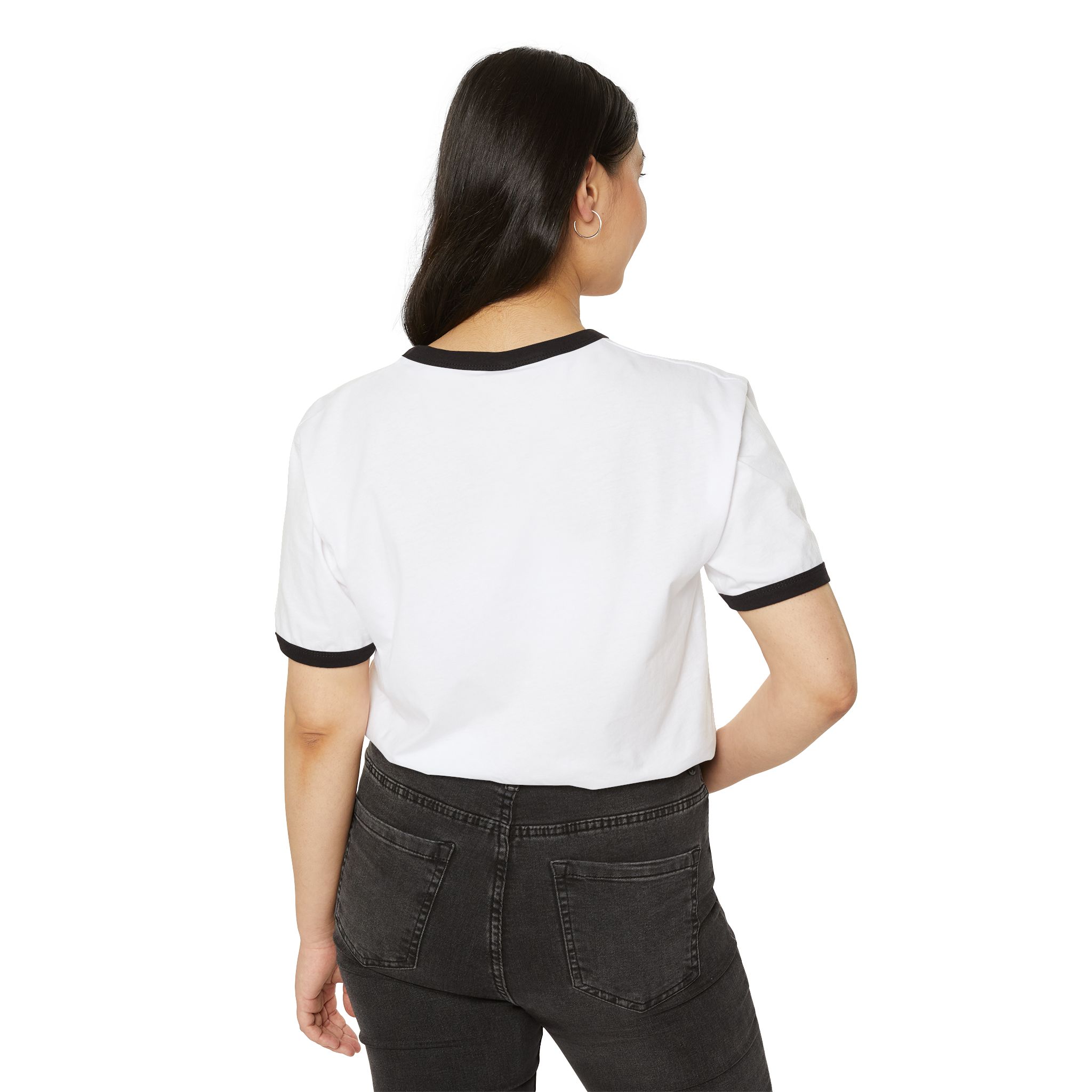 Turtleboy was Right Oval - Unisex Retro Ringer Tee - Image 12