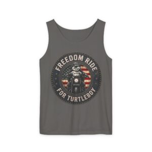 Freedom Ride for Turtleboy (Riders Wearing Gray) - Unisex Jersey Tank