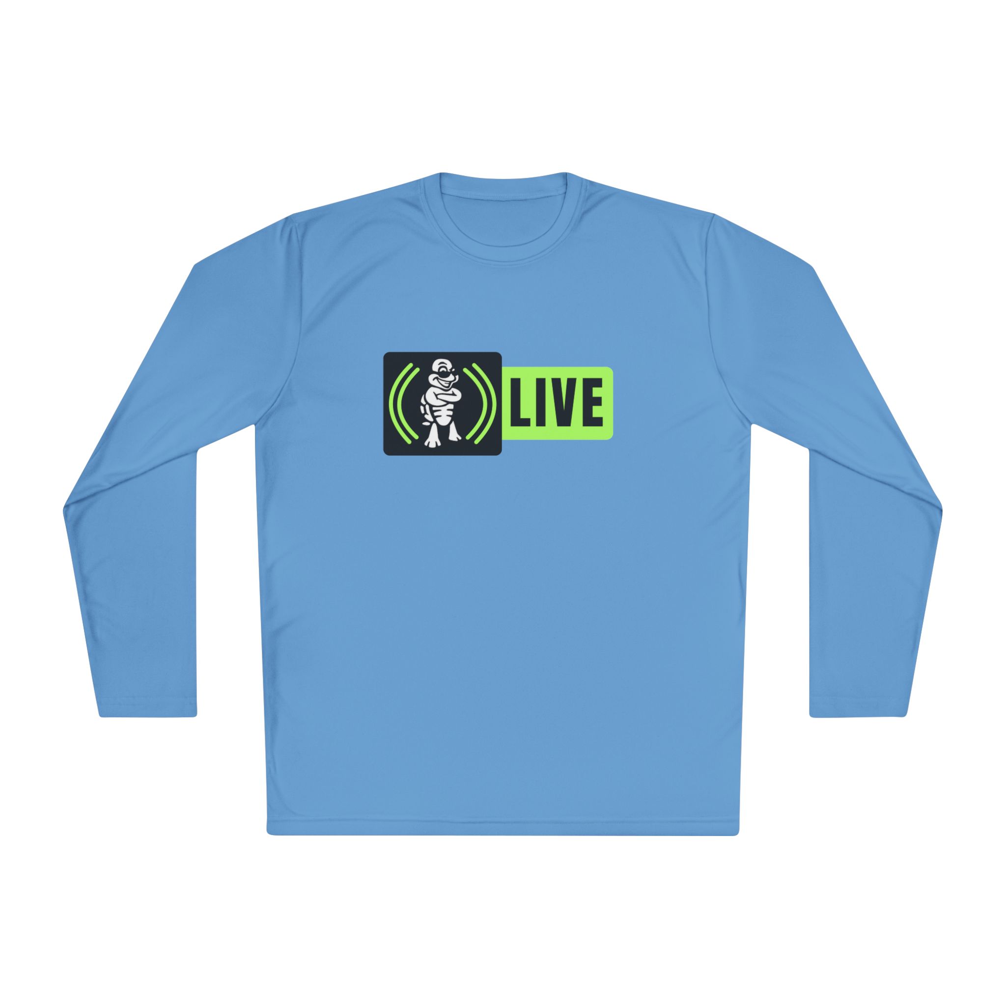 Turtleboy Live V26 Green - Unisex Lightweight Long Sleeve Sports Tee - Image 37