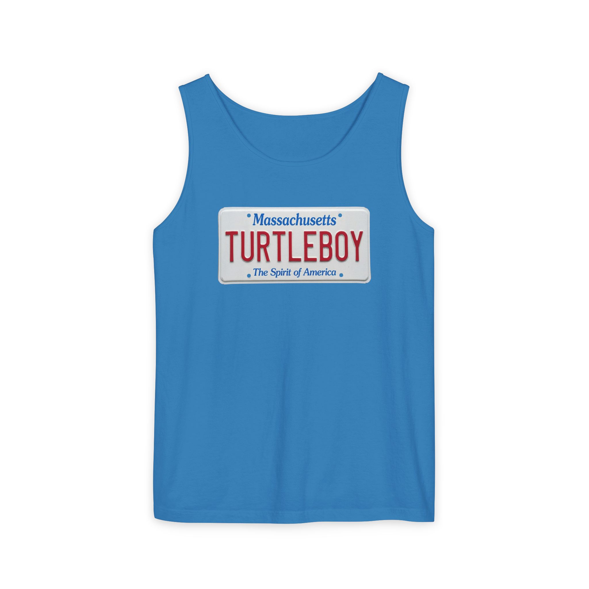 Turtleboy License Plate - Unisex Jersey Tank - Image 46
