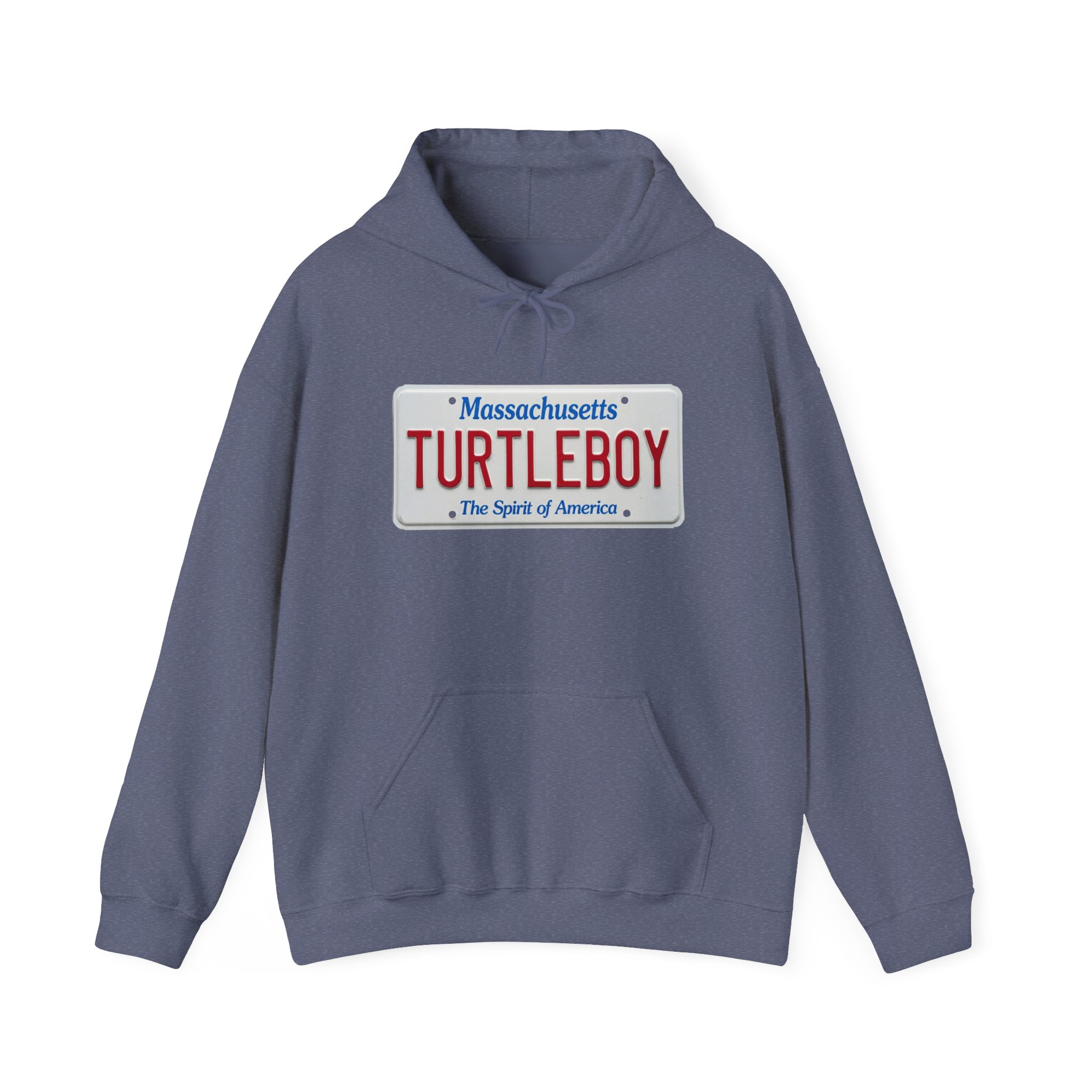 Turtleboy License Plate - Unisex Heavy Blend Hoodie - Image 5