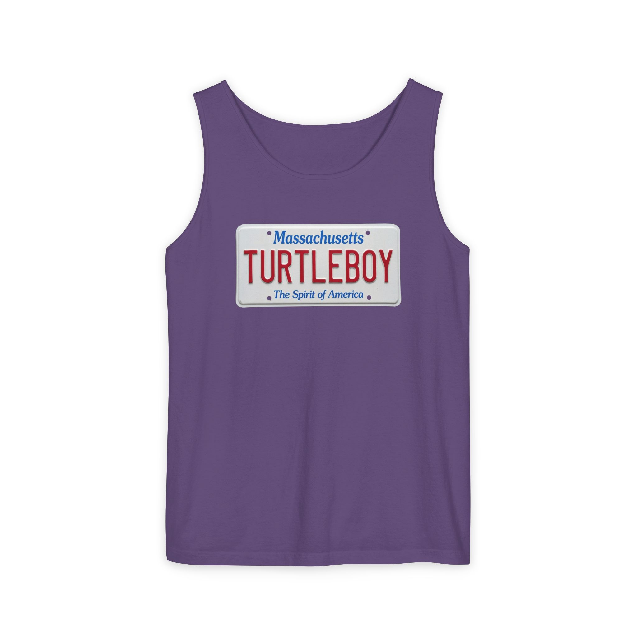 Turtleboy License Plate - Unisex Jersey Tank - Image 61