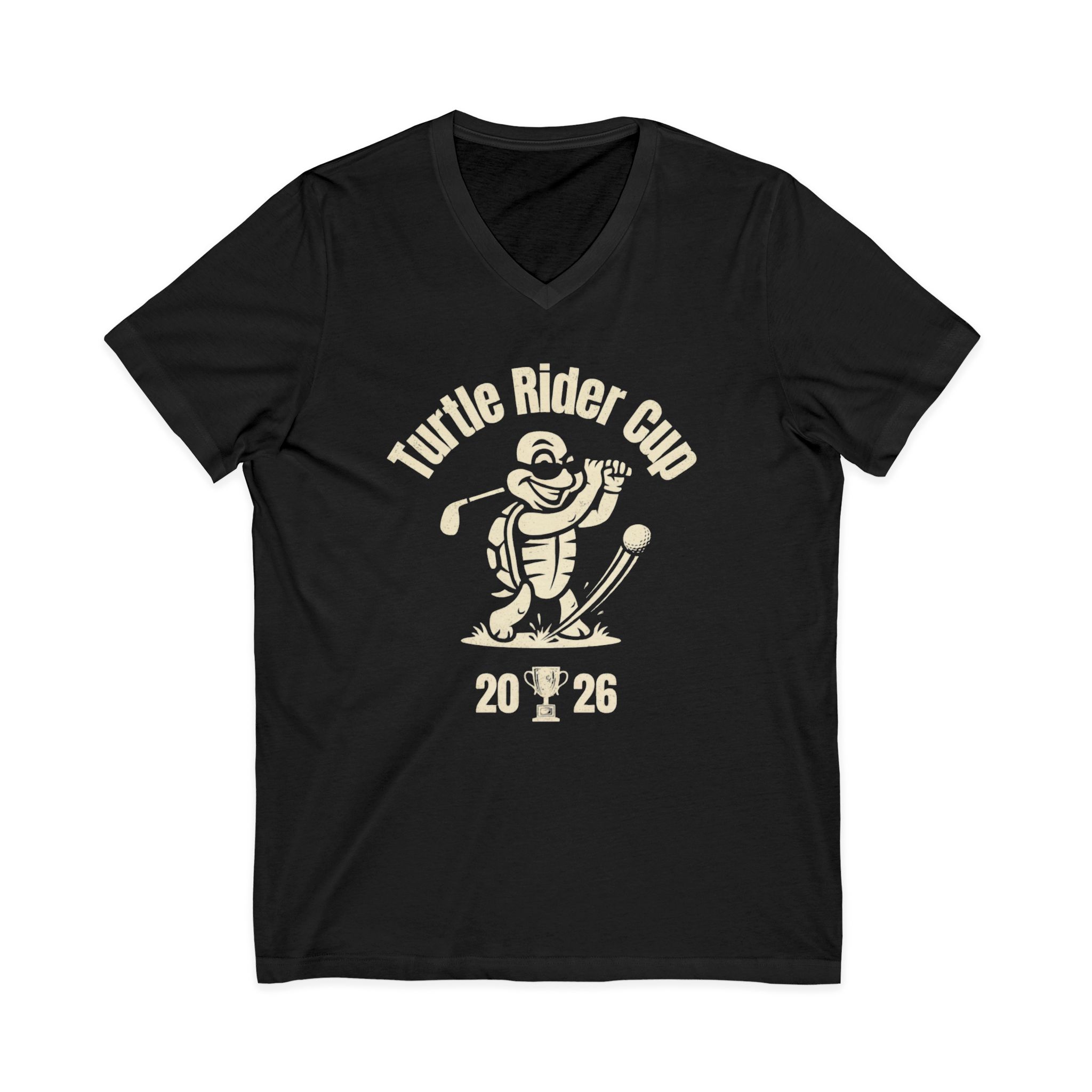 Turtle Rider Cup 2026 - Unisex Jersey V-Neck Tee - Image 5
