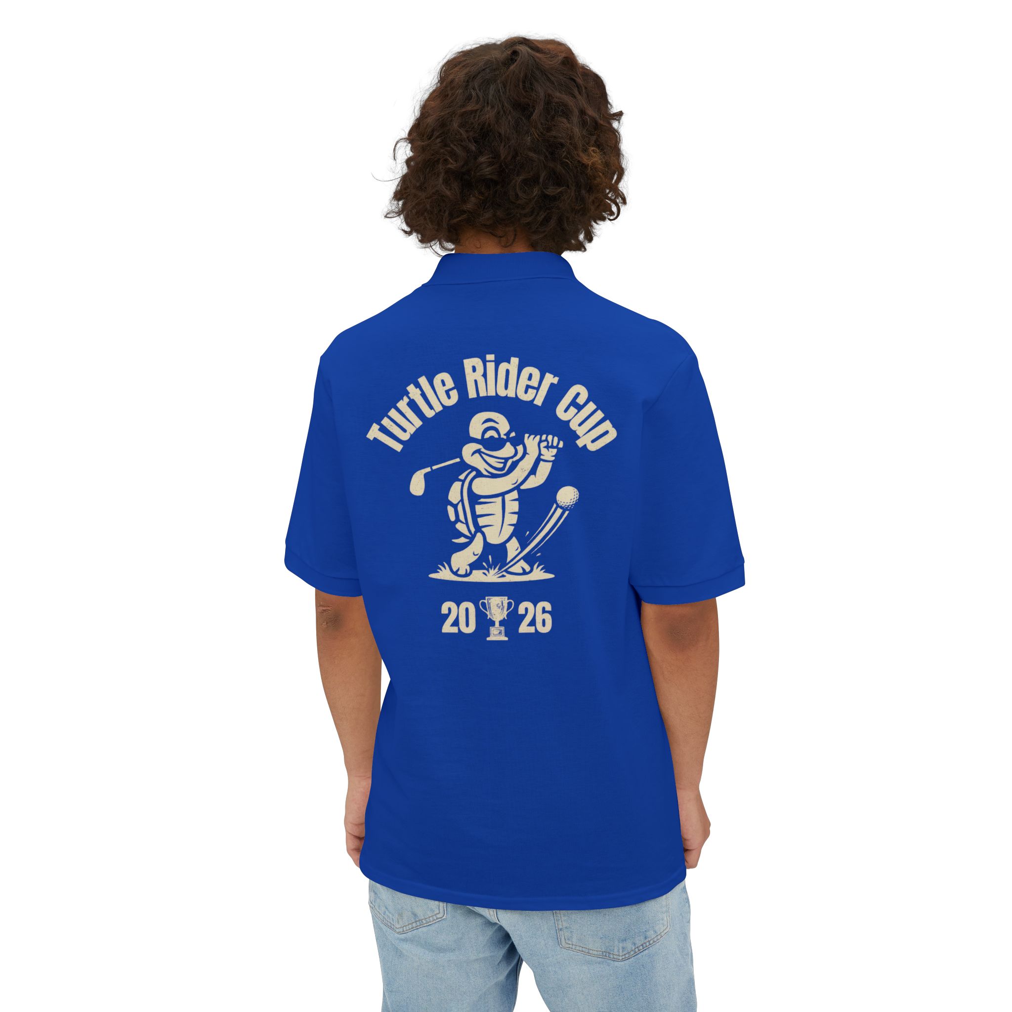 Turtle Rider Cup 2026 - Men's Piqué Polo - Image 12