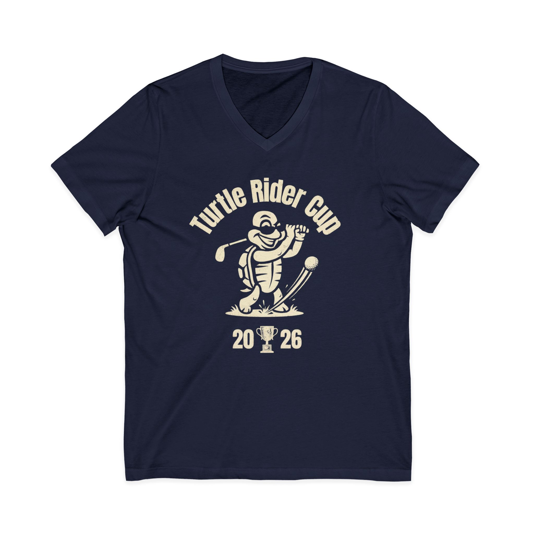 Turtle Rider Cup 2026 - Unisex Jersey V-Neck Tee - Image 13