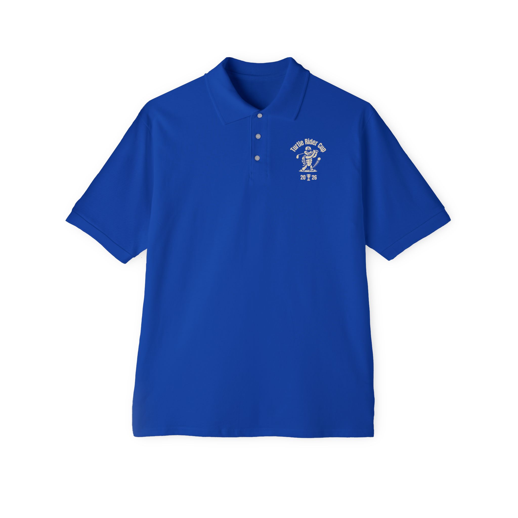 Turtle Rider Cup 2026 - Men's Piqué Polo - Image 9