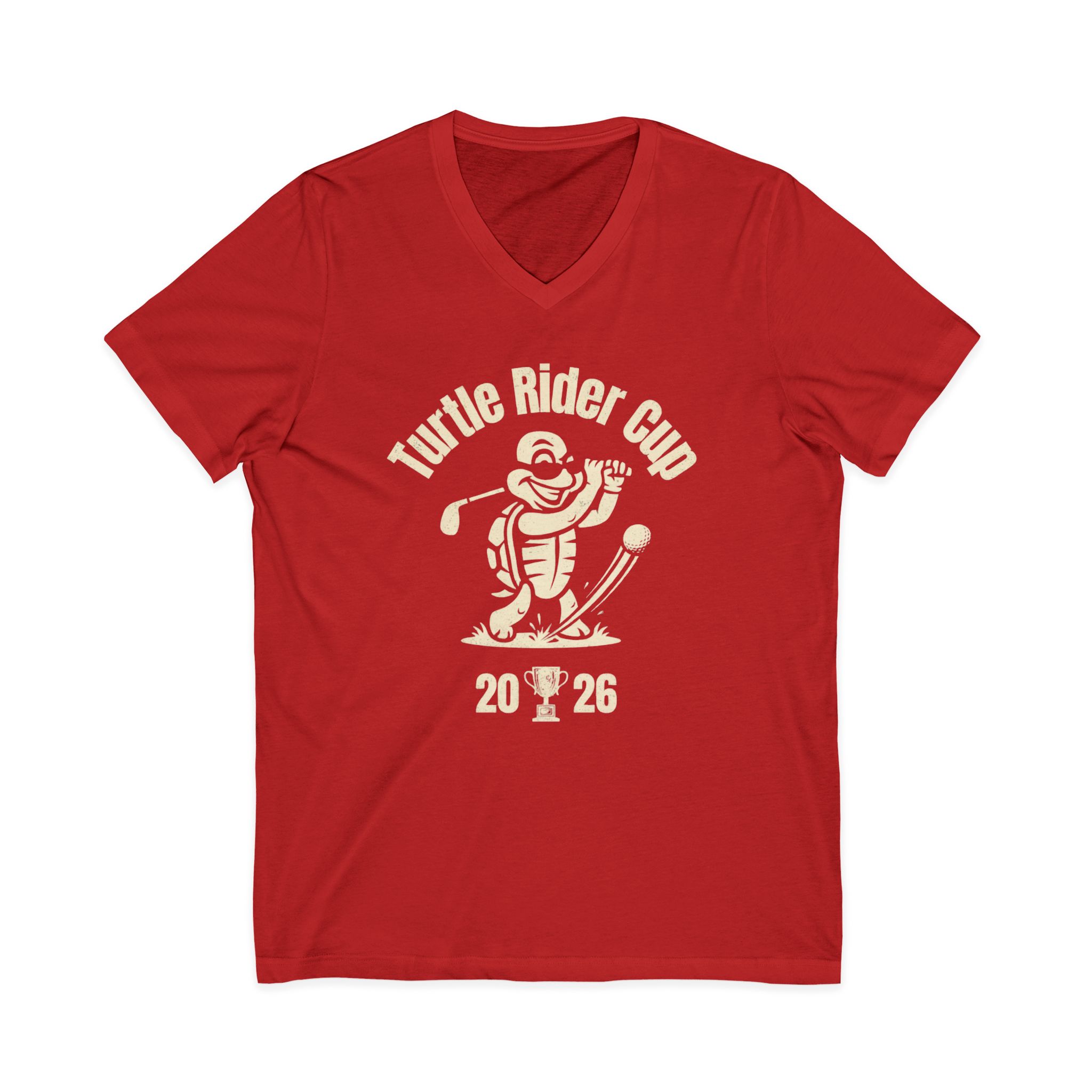 Turtle Rider Cup 2026 - Unisex Jersey V-Neck Tee - Image 17