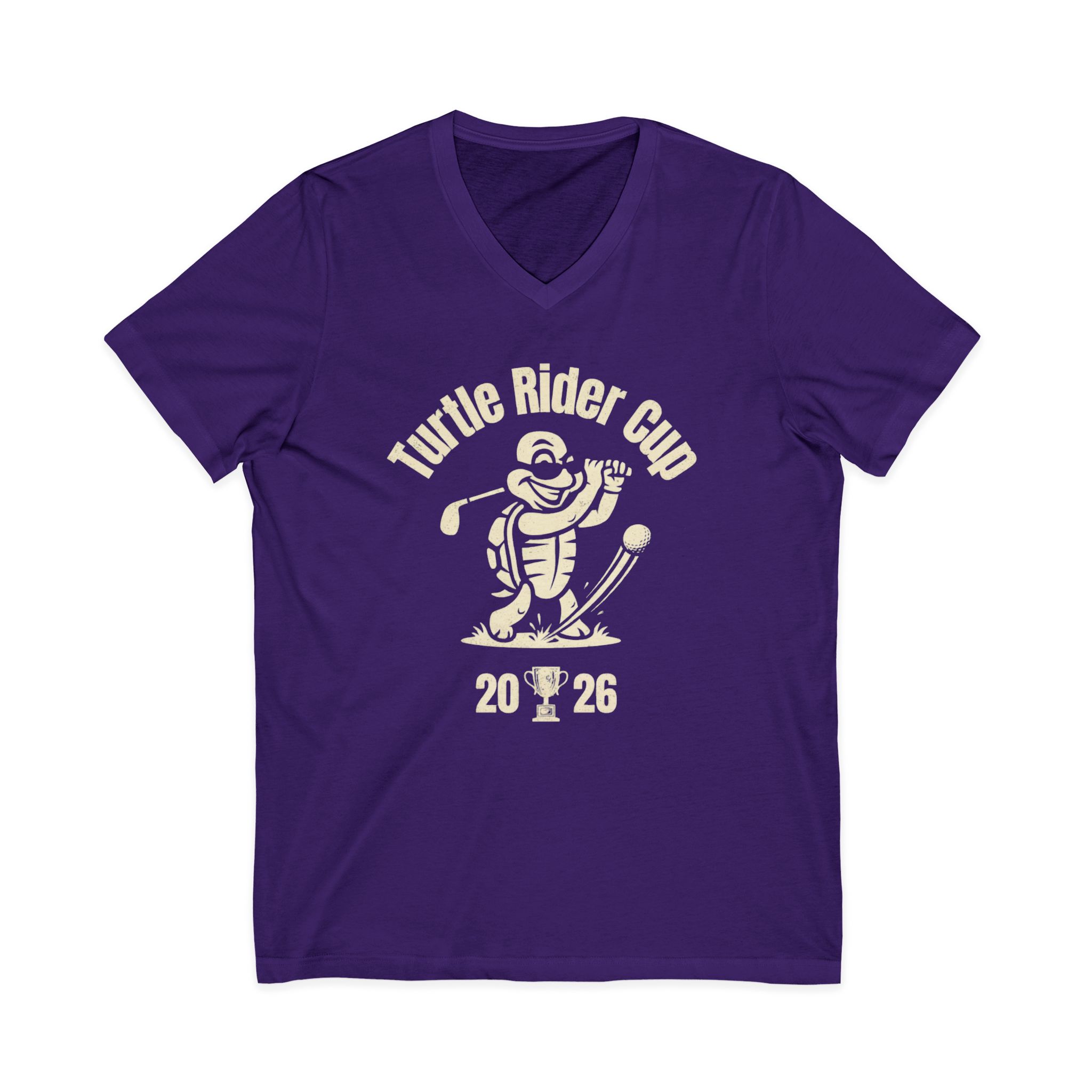 Turtle Rider Cup 2026 - Unisex Jersey V-Neck Tee - Image 15