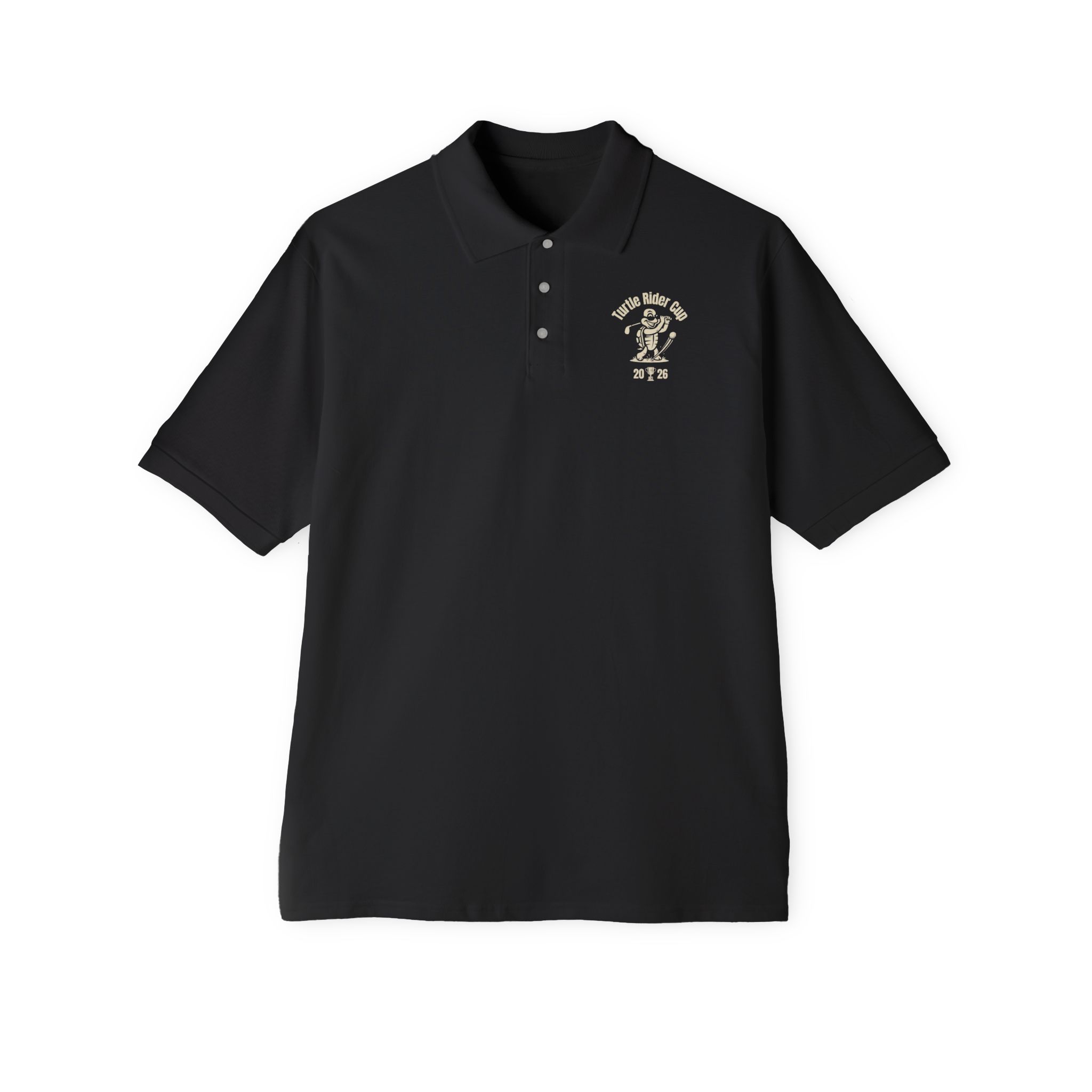 Turtle Rider Cup 2026 - Men's Piqué Polo - Image 5